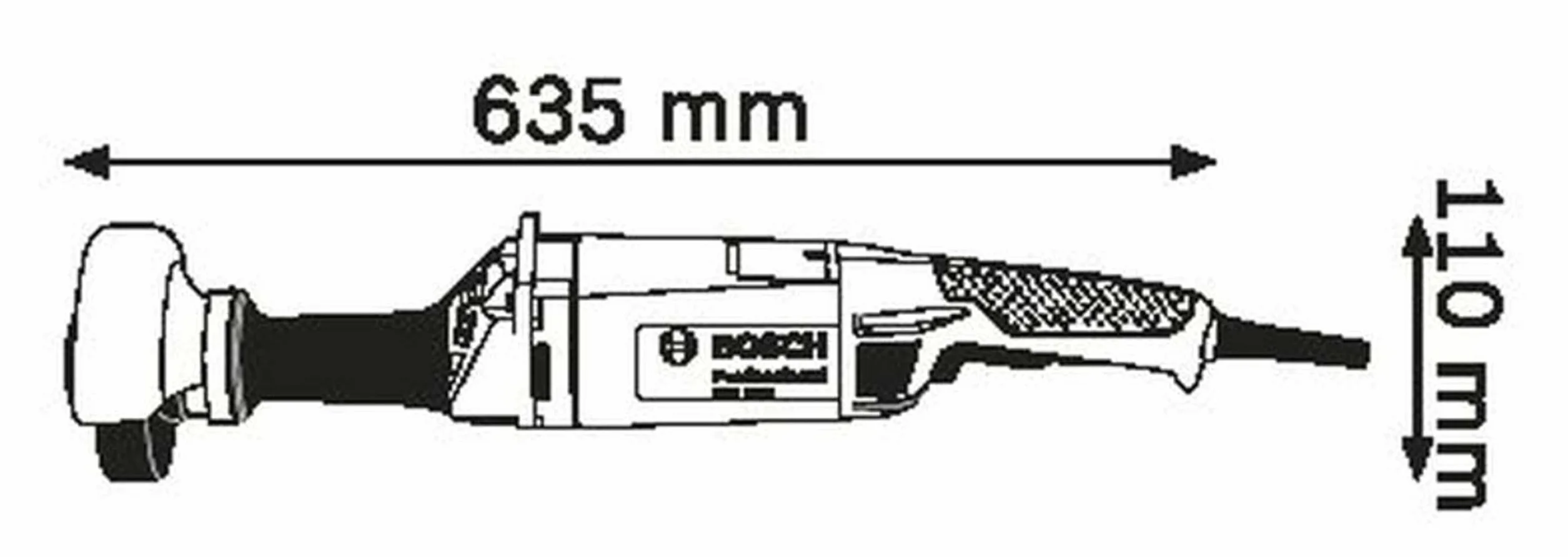 Bosch Professional: szlifierka prosta GGS 8 SH (z systemem SDS, 1 200 W, 230 V, Ø kołnierza 65 mm, opakowanie kartonowe)