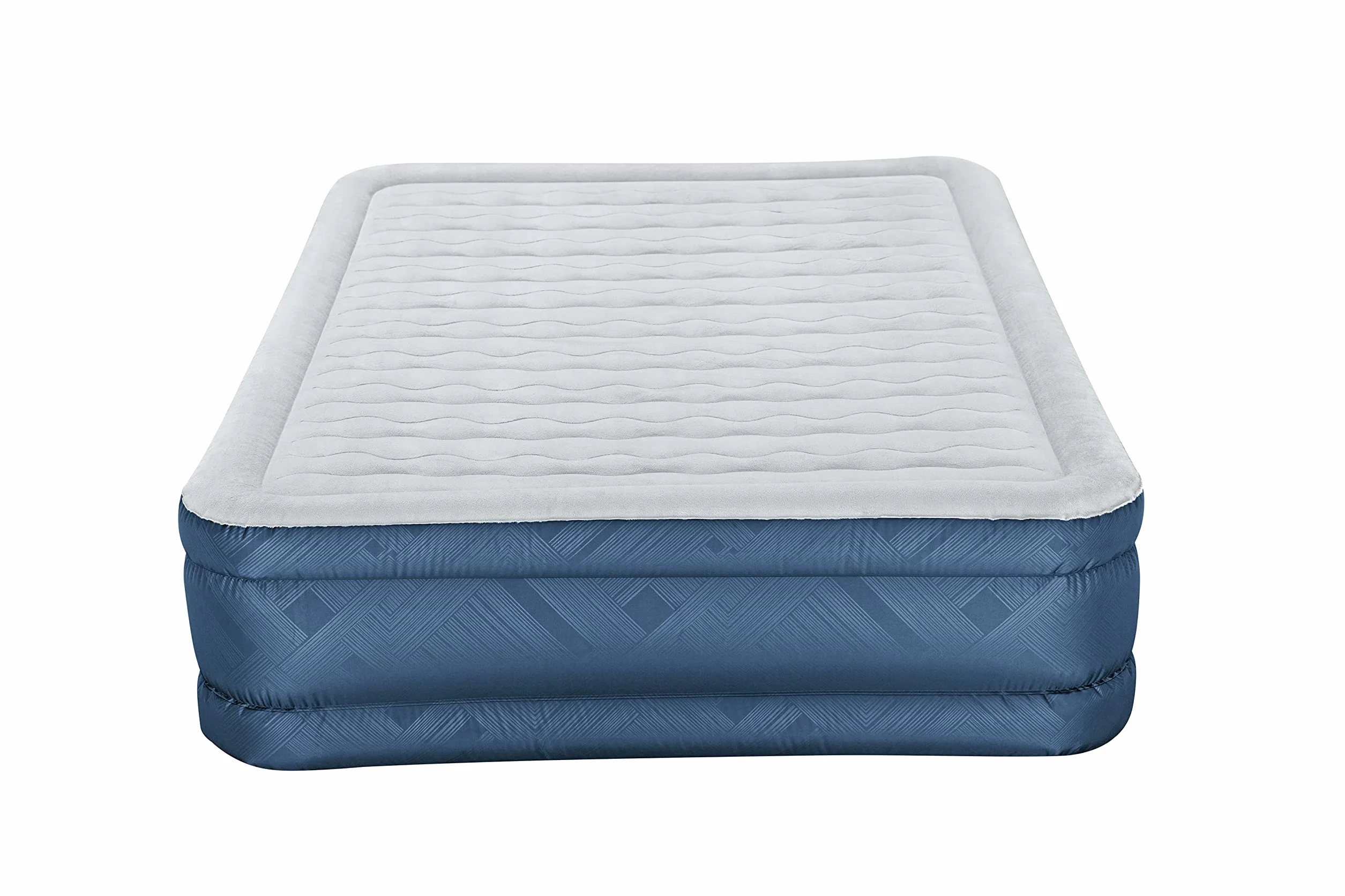 Bestway Fortech materac dmuchany Snugable Top z wbudowaną pompą elektryczną Double XL/Mid 203 x 152 x 46 cm
