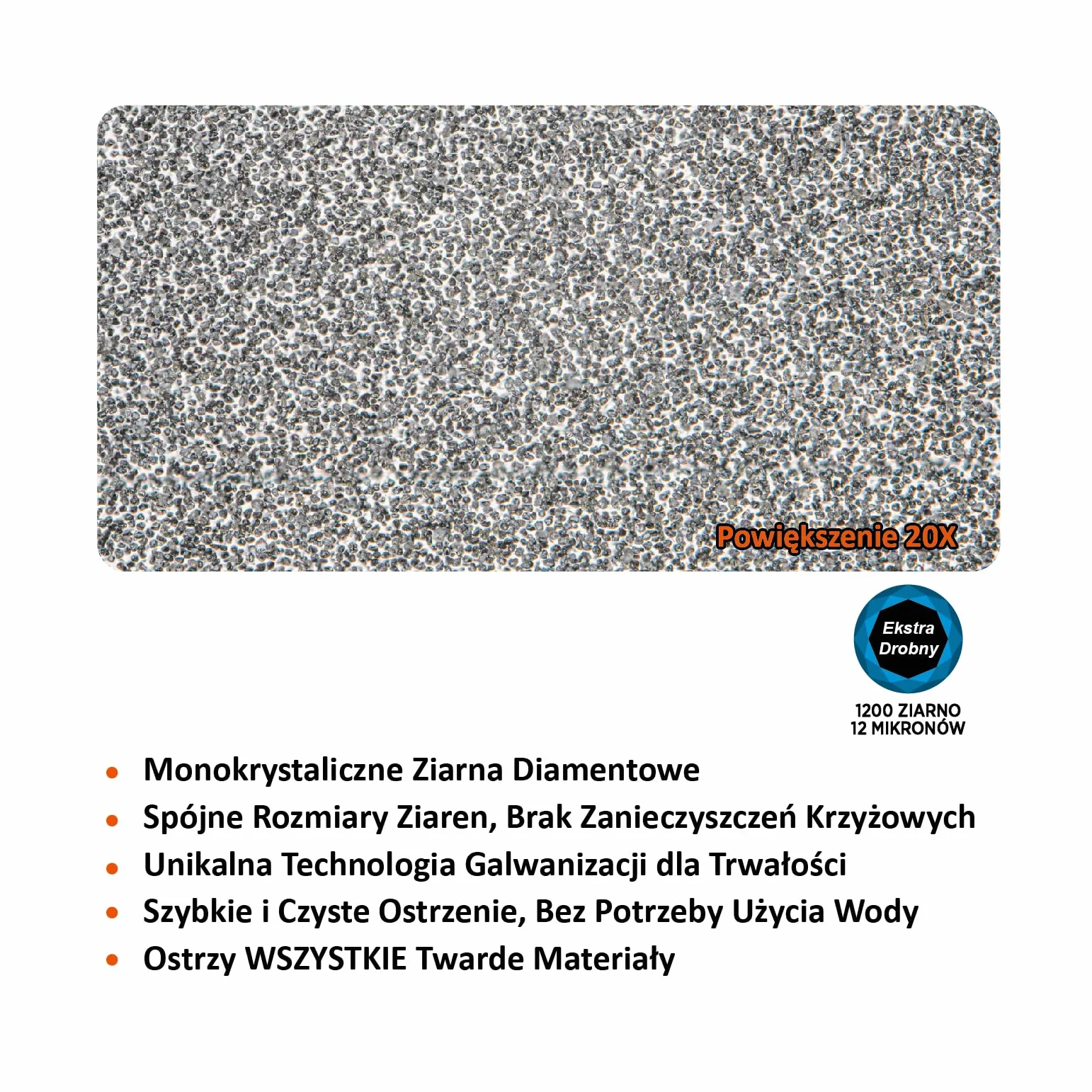 SHARPAL 119N 25 cm diamentowa ostrzałka do noży Ostrzałka stalowa powlekana diamentem o ziarnistości 1200