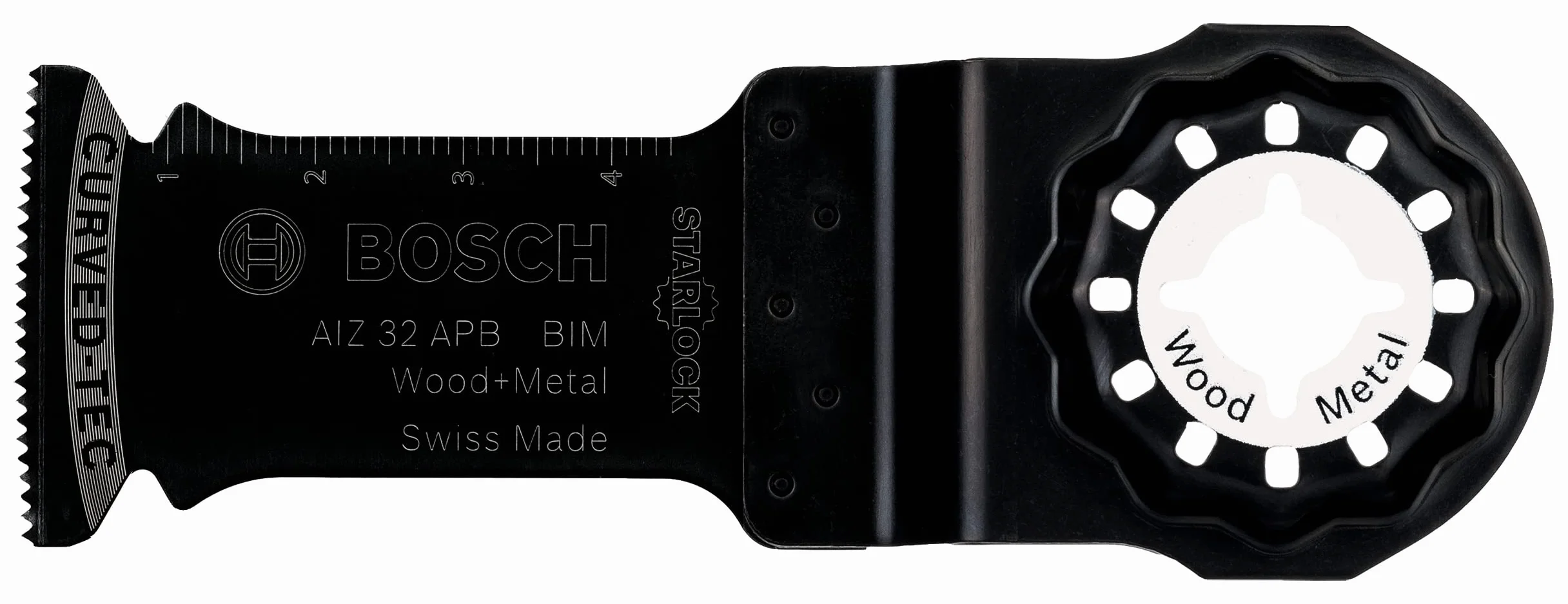Bosch Professional Brzeszczot BIM do cięcia wgłębnego AIZ 32 APB (do drewna i metalu, 50 x 32 mm, akcesoria narzędzie wielofunkcyjne)