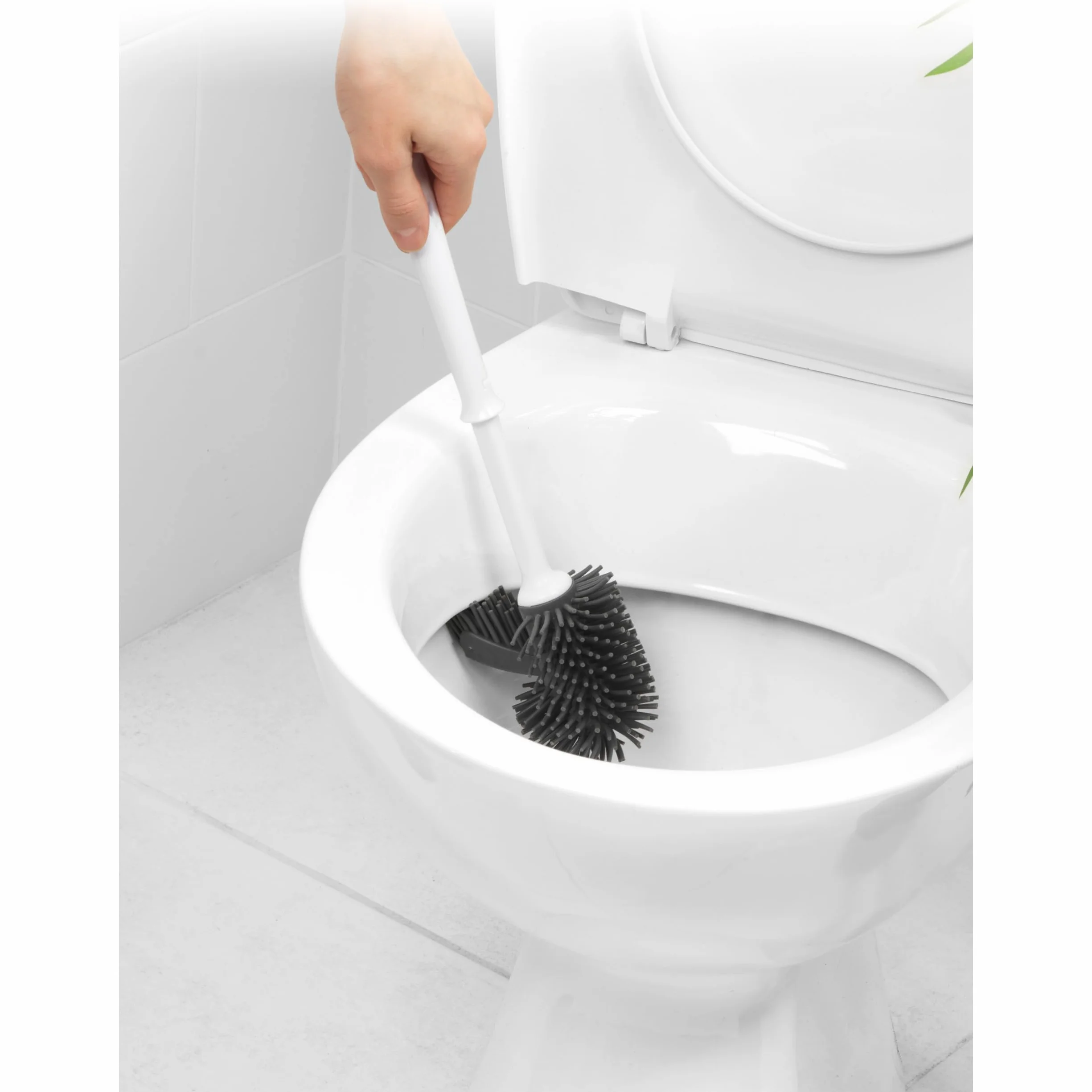 Beldray® LA084538UFEU7 Antibac Silicone Toilet Brush, Treated with Antibacterial Protection