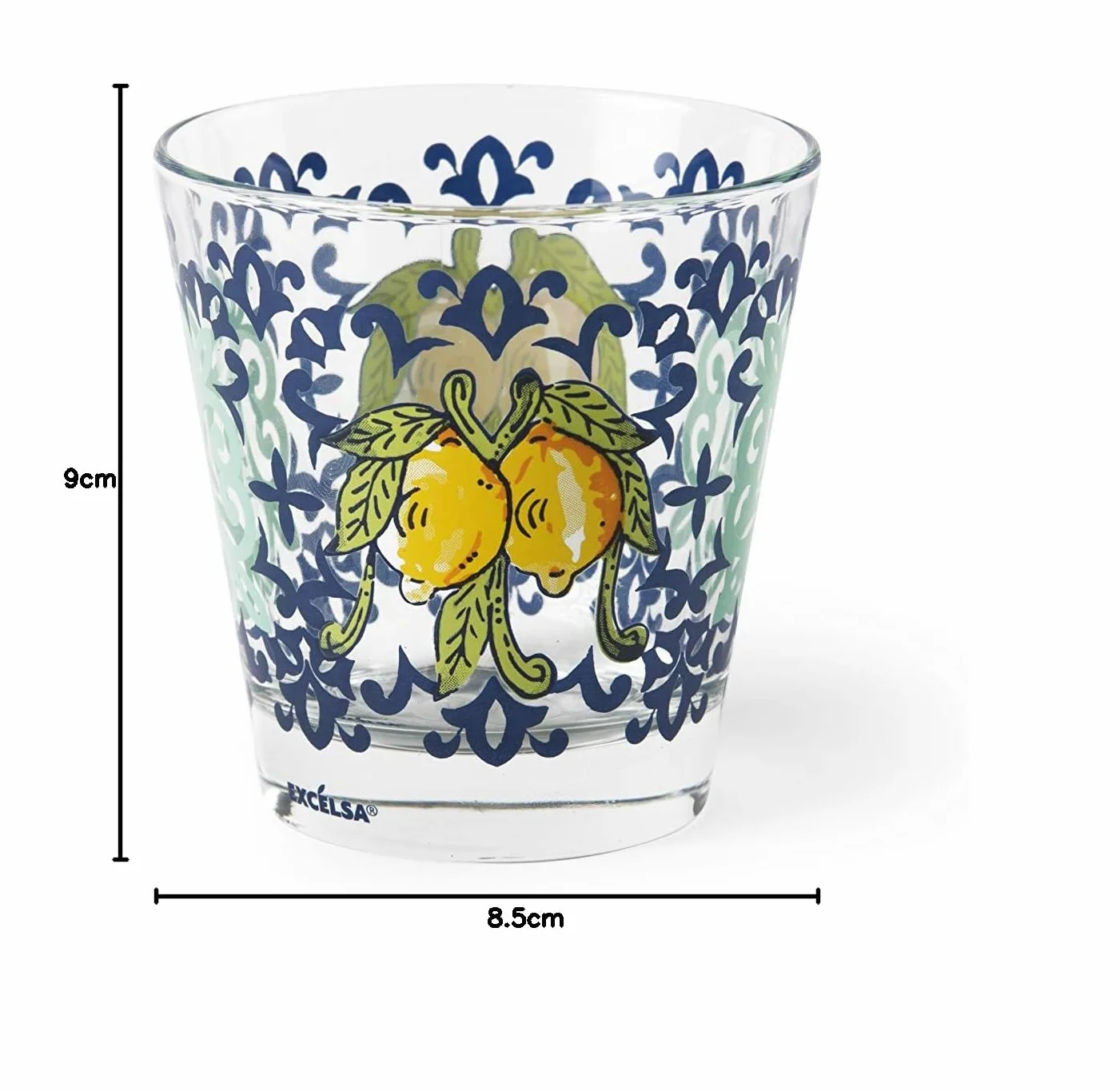 Amalfi Zestaw Szklanek, Wielokolorowy, 6 sztuk