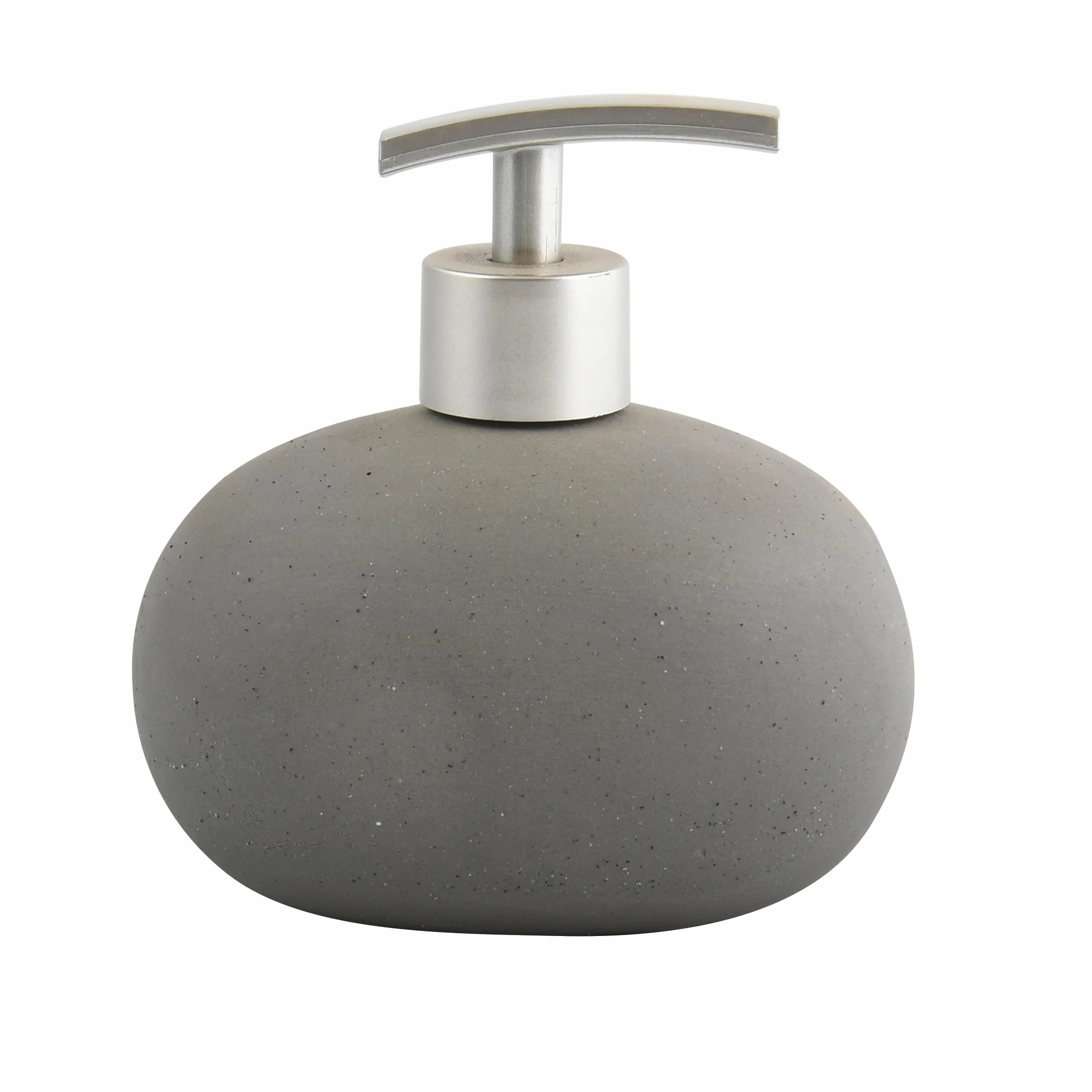 MSV 140751 Bali dozownik mydła ceramicznego ABS/kamionka ciemnoszary 12,5 x 8,5 x 13 cm