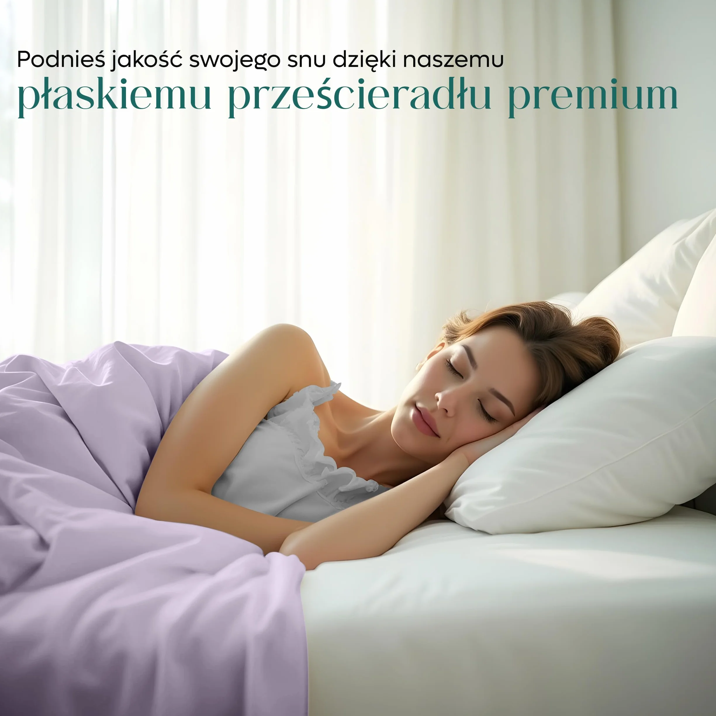 Utopia Bedding - Płaskie Prześcieradło Podwójne (225 x 255 cm, Lawendowy) - Soft Brushed Microfiber Fabric - dla rozmiaru łóżka 135 x 190 cm
