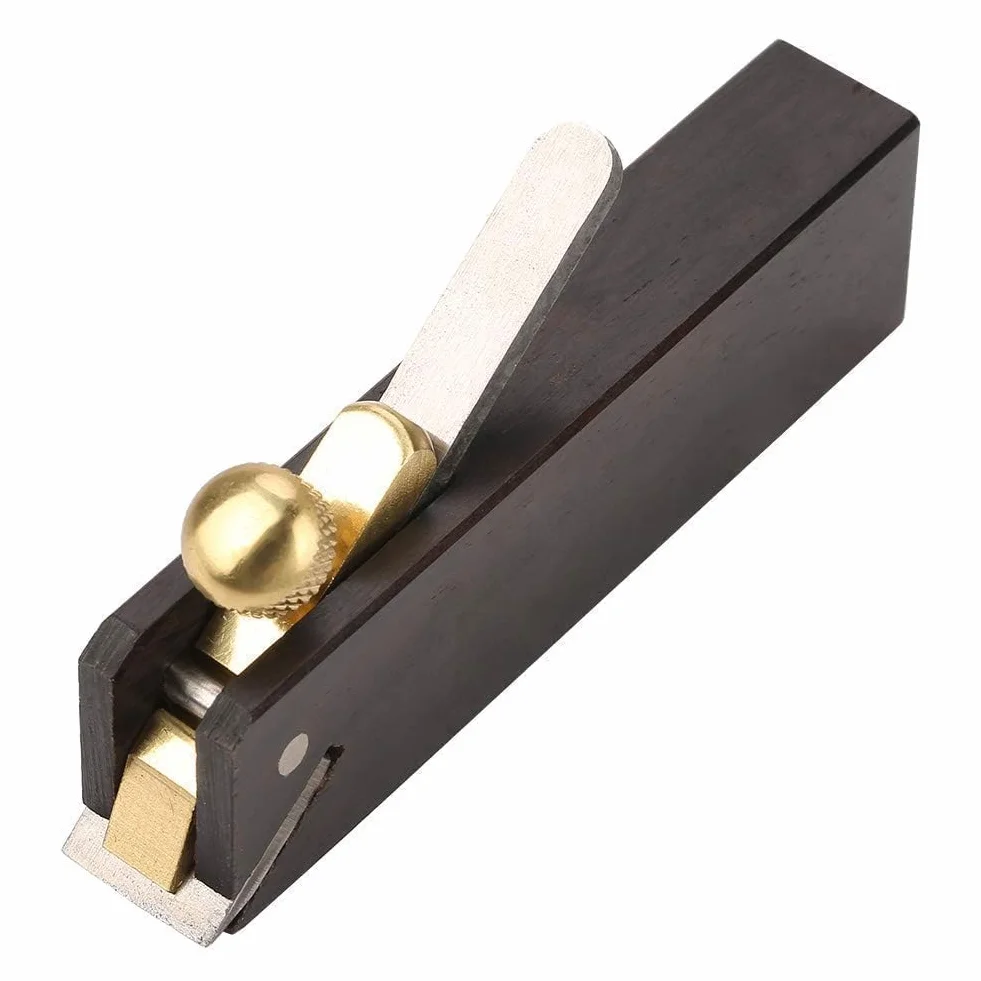 Drewniana Strugarka R?czna do Drewna, Hebanowa, Mini, 75 x 20 x 13 mm, Narz?dzie Stolarskie