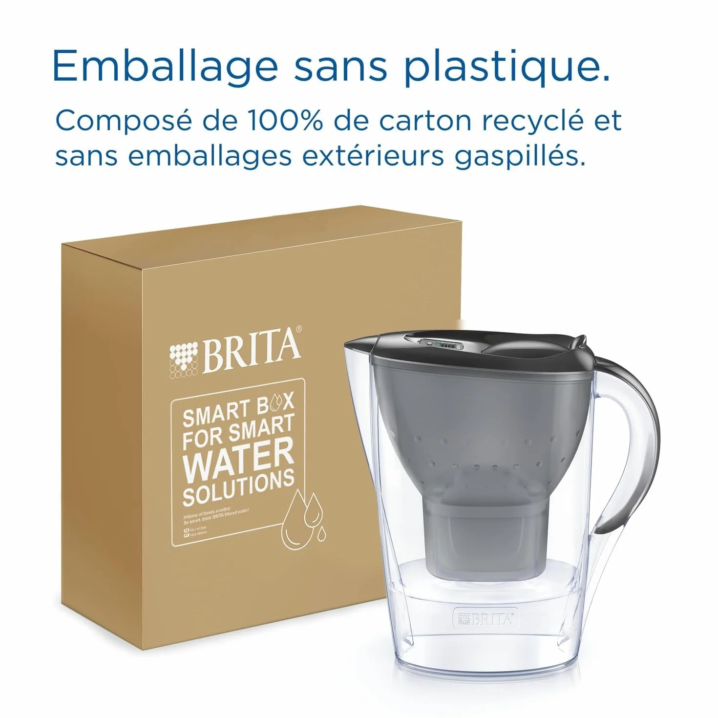 Brita Marella Dzbanek Filtrujący 2400 ml Grafitowy