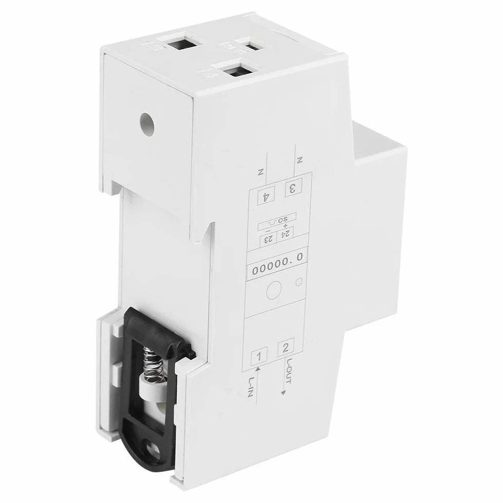 Jednofazowy licznik energii DDS015 Licznik na szynę DIN 230V 50HZ 5-80A