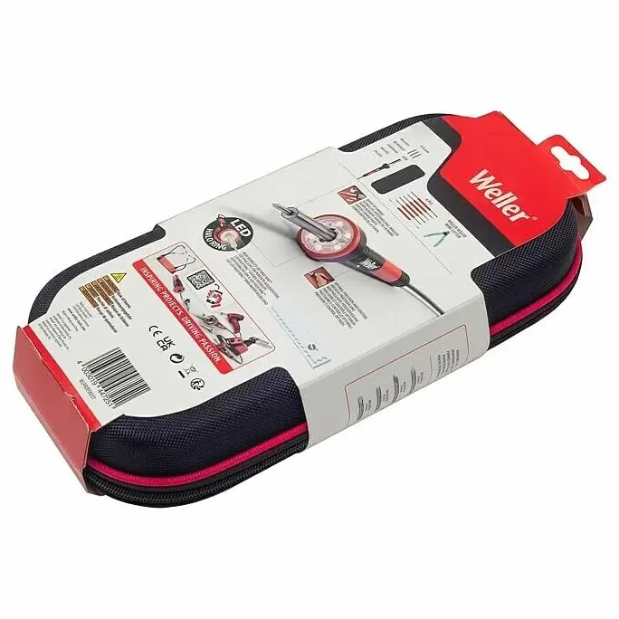 Weller Consumer WLPROESKEU1 zestaw do lutowania elektronicznego, z pierścieniem LED Halo, 12-częściowy