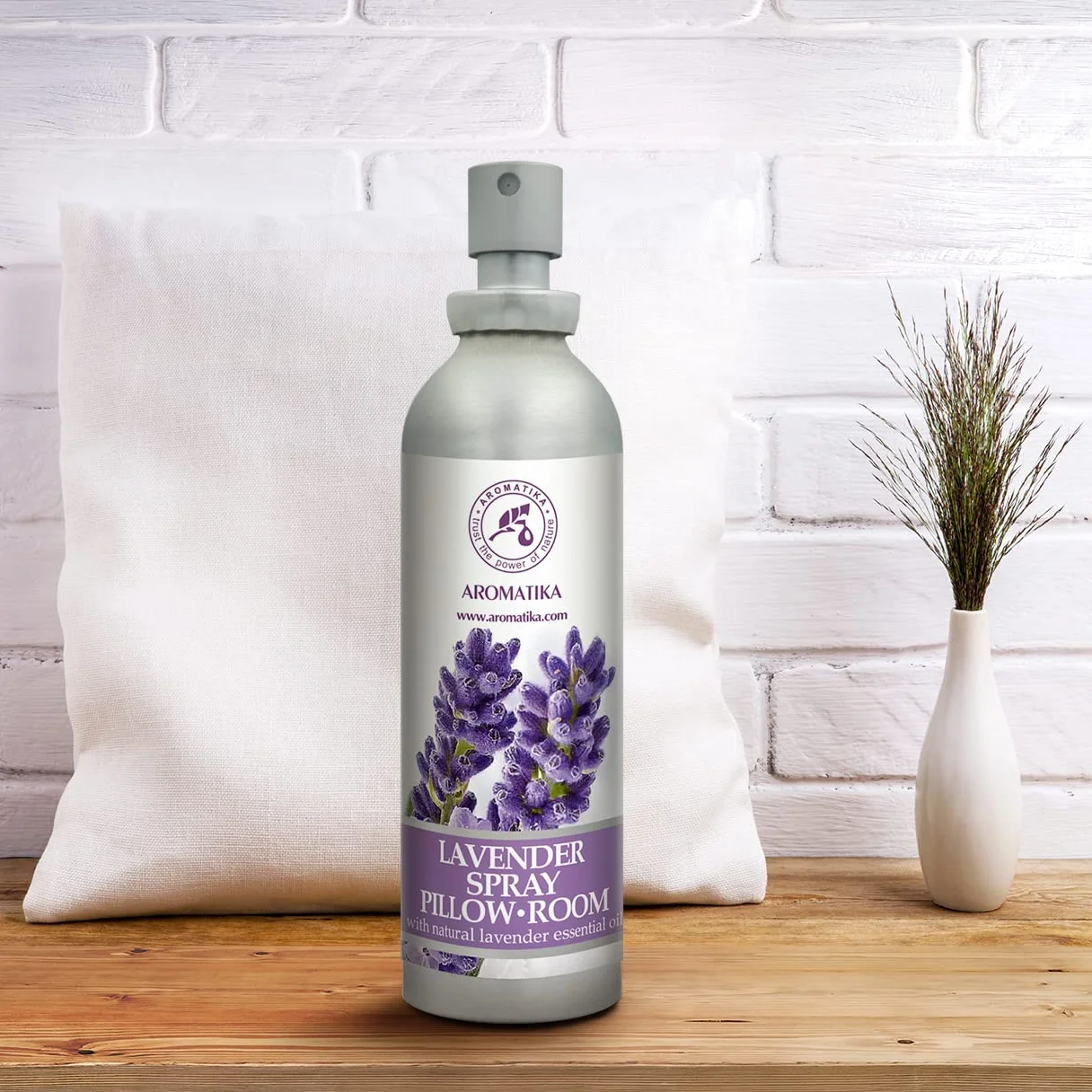 Lawendowy Spray z Olejkiem - 75ml - Lawenda do Spania, Poduszek i Bielizny - Relaksujący Odświeżacz do Szafy