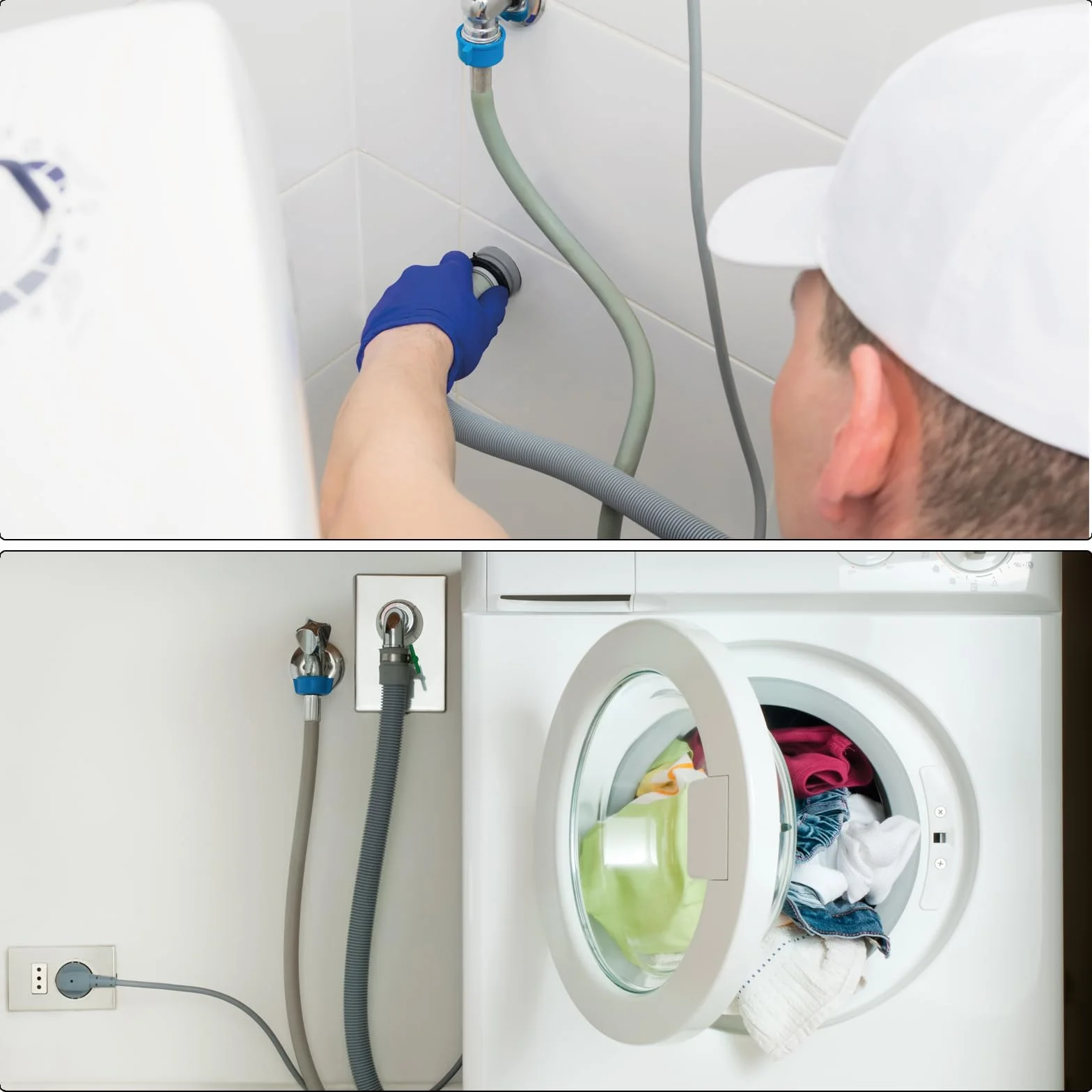 PATIKIL Wąż spustowy klimatyzatora, otwór 16-25 mm, uniwersalny wąż spustowy AC z zaciskiem do wymiany i przedłużenia węża spustowego, mini-Split Window AC Unit Faucet, biały