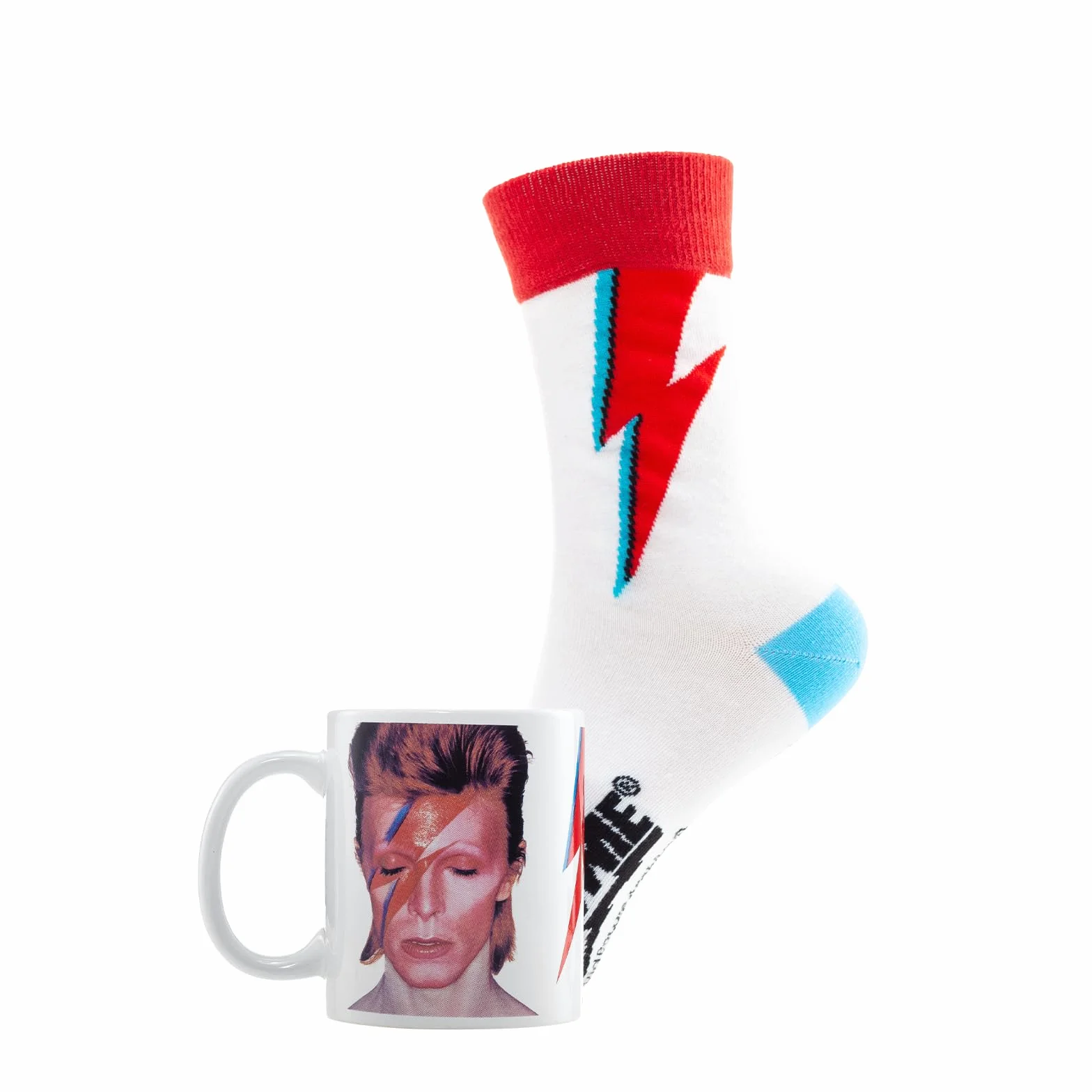 PYRAMID GP86983 DAVID BOWIE (ALADDIN SANE) ZESTAW KUBEK I SKARPETKI kolekcjonerski, wielokolorowy