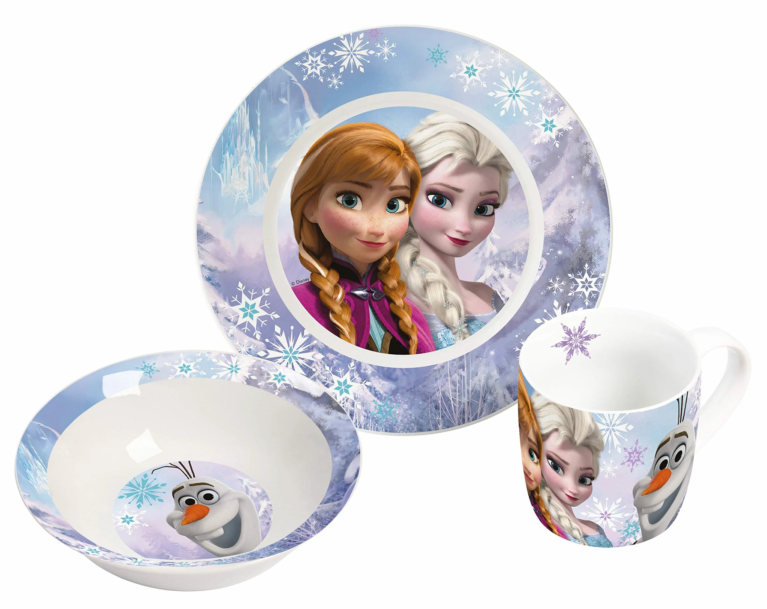 Disney Królowa Lodu Zestaw śniadaniowy: Olaf, Elsa i Anna