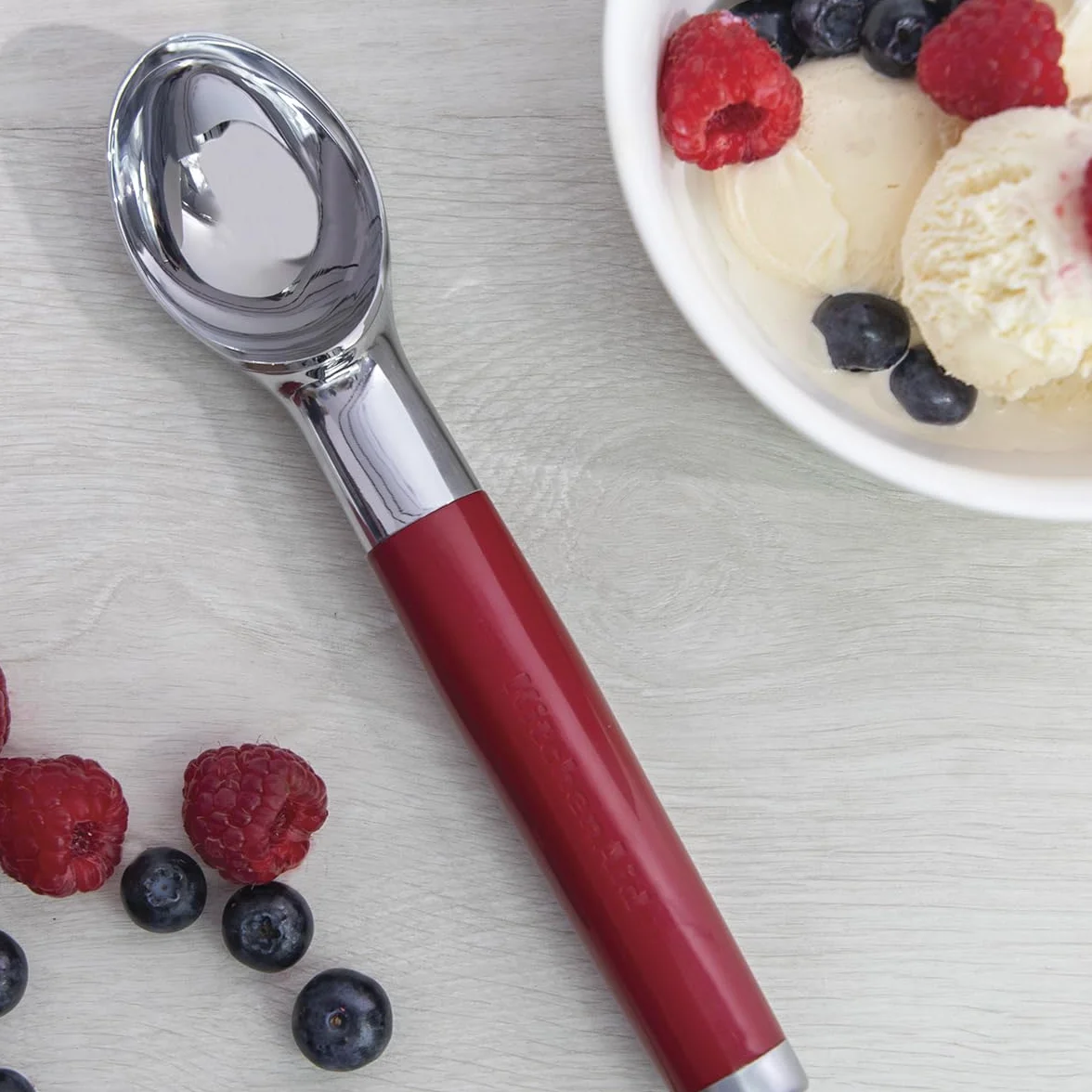 KitchenAid Core Line Ice Cream Scoop, Red