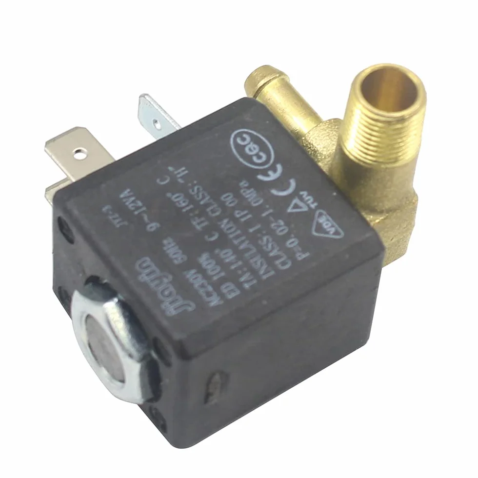 Genuine Jiayin JYZ-3 Brass G1/8" 1.8mm Steam Generator Solenoid Valve Coil 10bar AC 230V 12VA 50Hz for Water Gas Steam Iron