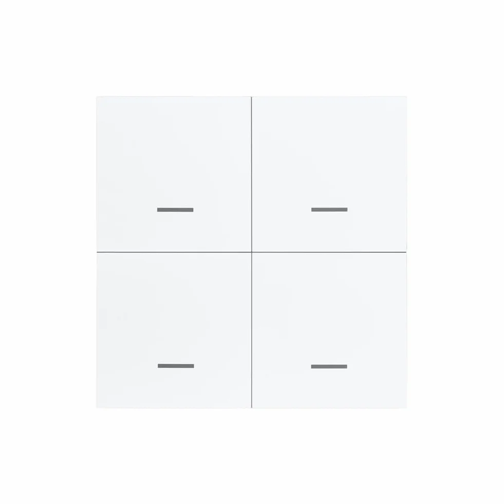 Tuya ZigBee Smart Scene Switch 4-biegowy Smart Switch 12 Scene Switch Push Button Controller obsługuje Home Assistant, łatwa instalacja