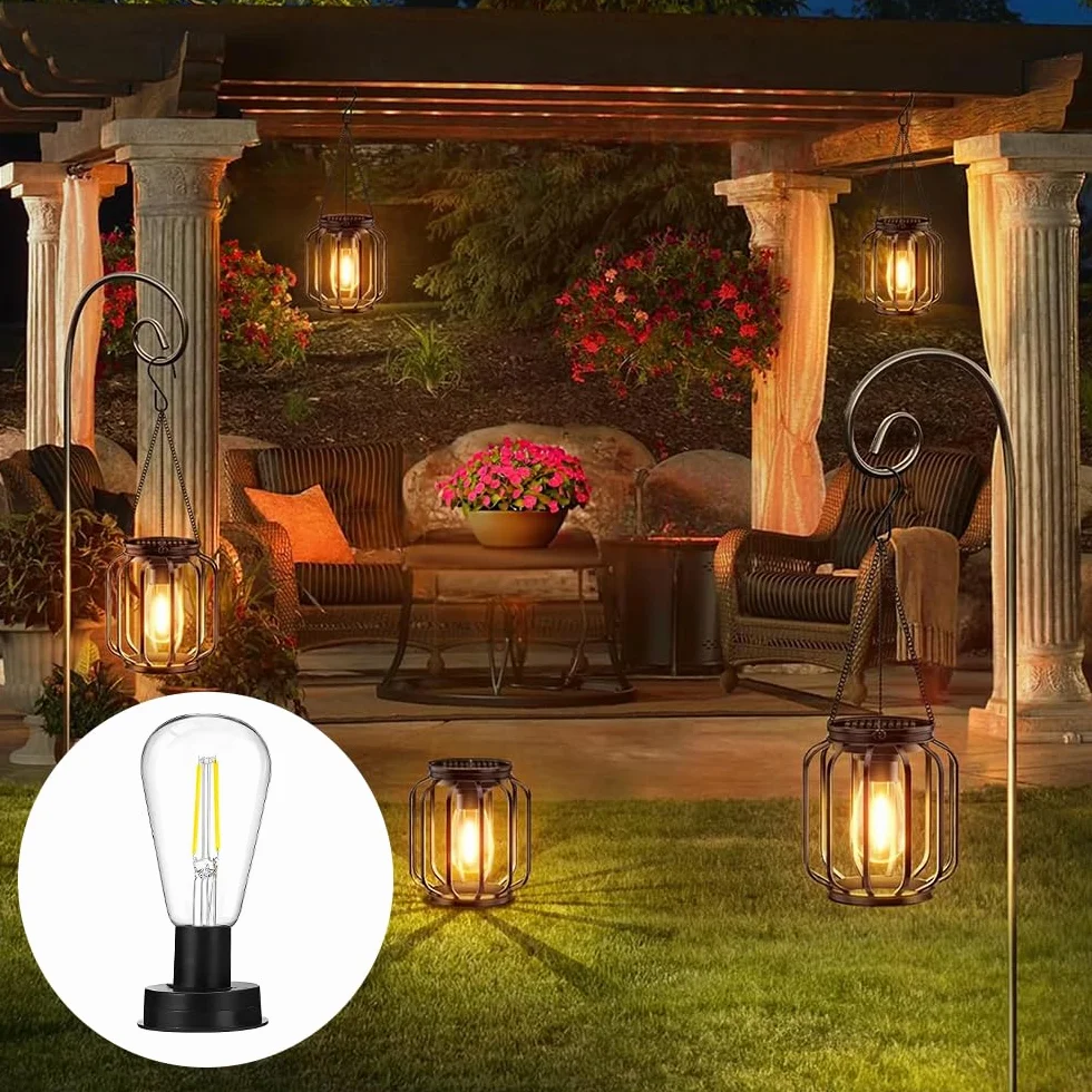 żarówki solarne do użytku na zewnątrz, 4 sztuki, 7 cm, lampy ogrodowe, części zamienne, z jasną żarówką LED, moduł solarny do lamp ogrodowych, latarni solarnych DIY