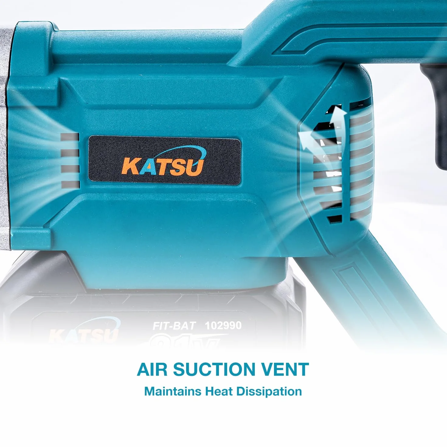 KATSU FIT-BAT 21V bezszczotkowy akumulatorowy do betonu zagęszczacz do betonu narzędzia do betonu z wężem 1,2 m i elastycznym wałem o średnicy 35 mm, bez baterii i ładowarki
