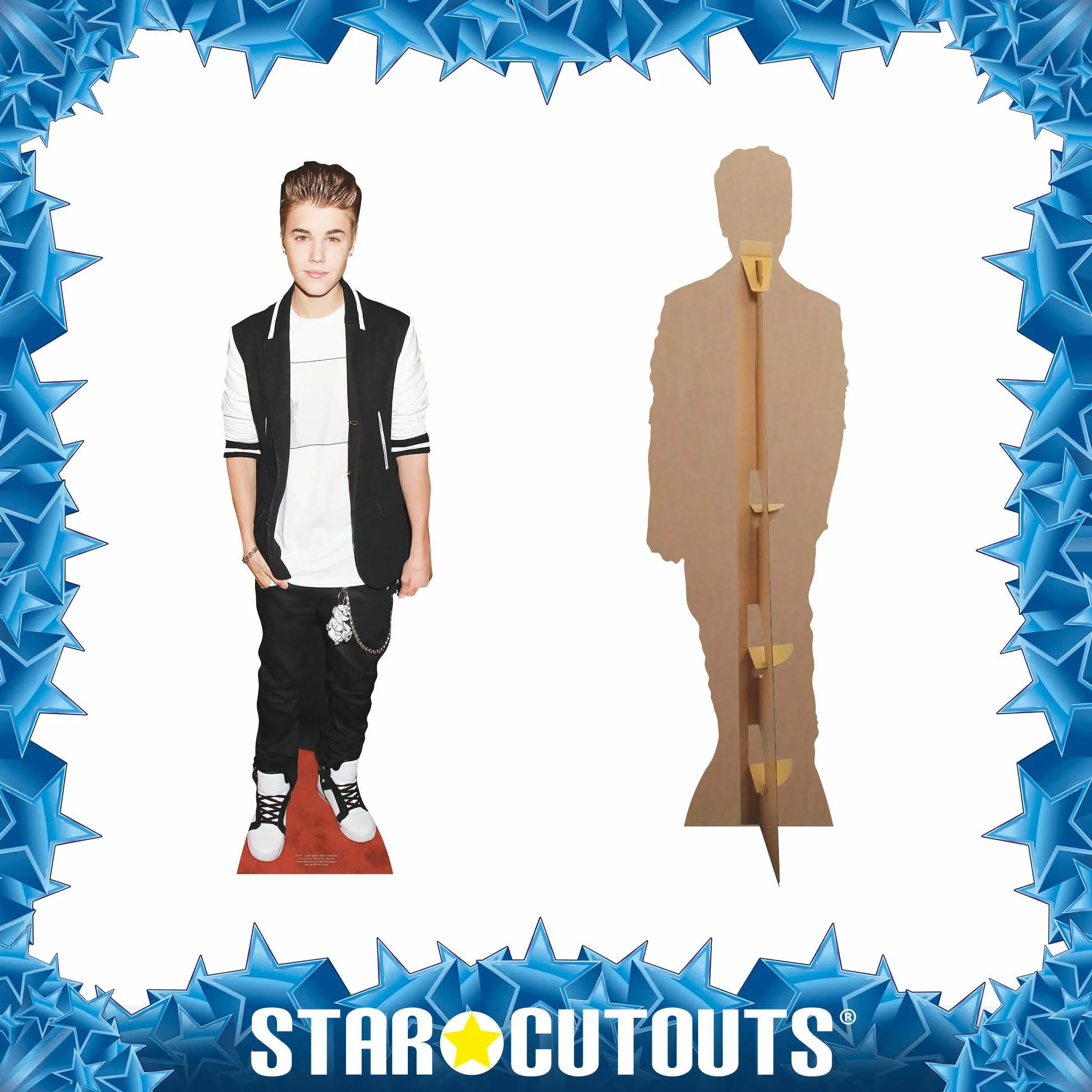 JUSTIN BIEBER 171 cm LIFESIZE CARDBOARD CUTOUT STANDEE