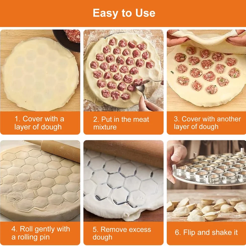 Foremki Pelmeni, 37 otworów, forma do pierogów, forma do pieróg ze stopu aluminium, maszyna ravioli, do kuchni DIY, imprezy rodzinne i piknik