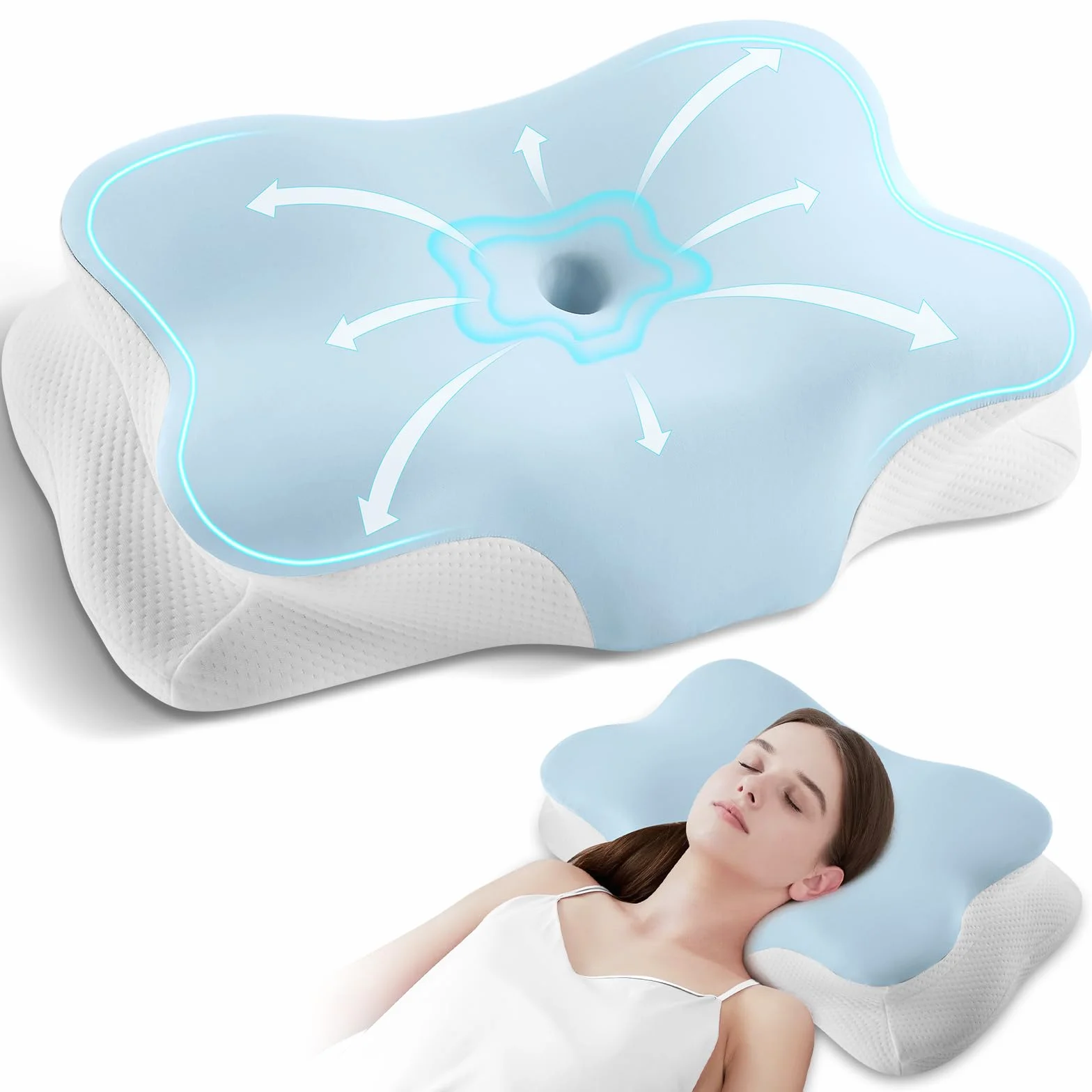 Poduszka Ergonomiczna z Pianki Memory Foam