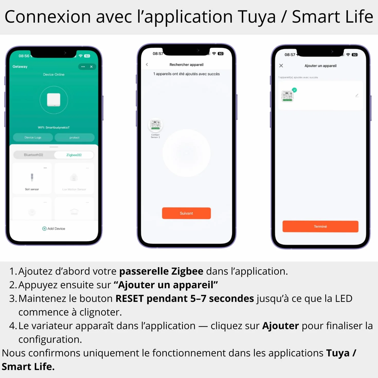 Dimmer ściemniacz 1 kanał TUYA Zigbee MINI V3 sterownik oświetlenia
