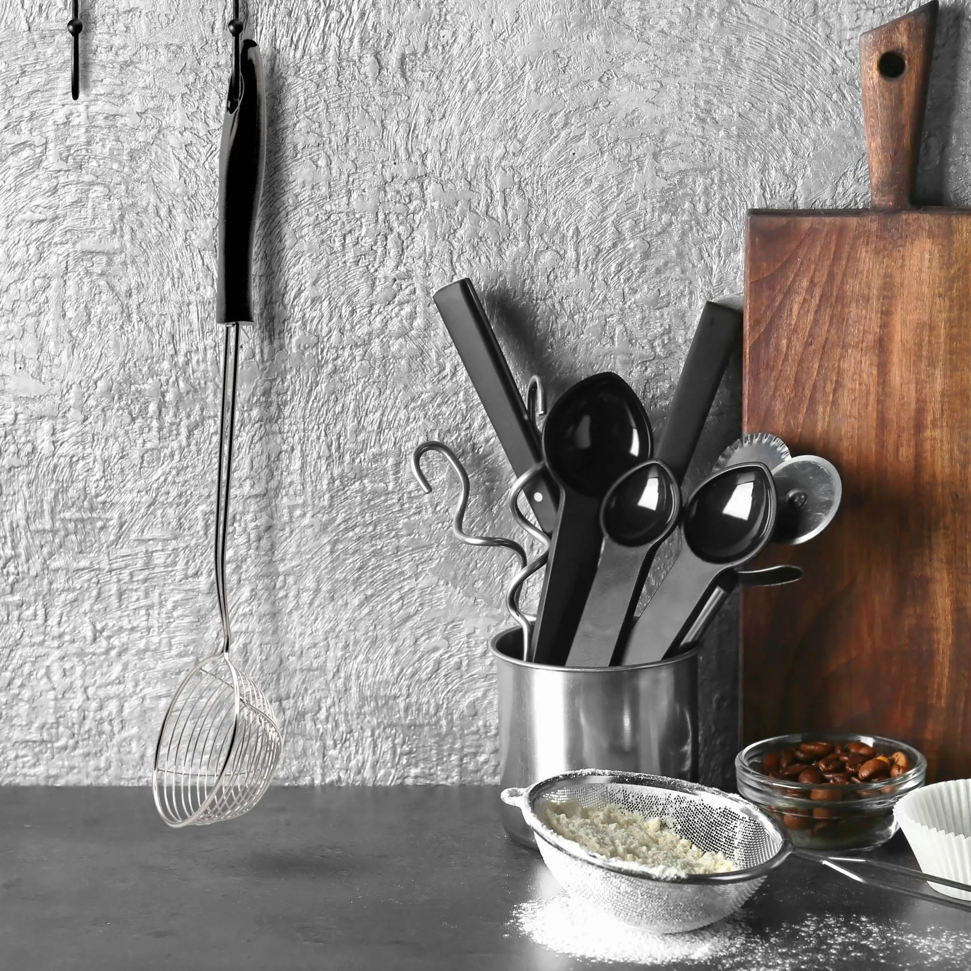 Ranji® Sitko do fondue ze stali nierdzewnej, łatwe w pielęgnacji, idealne do fondue, 8 sztuk