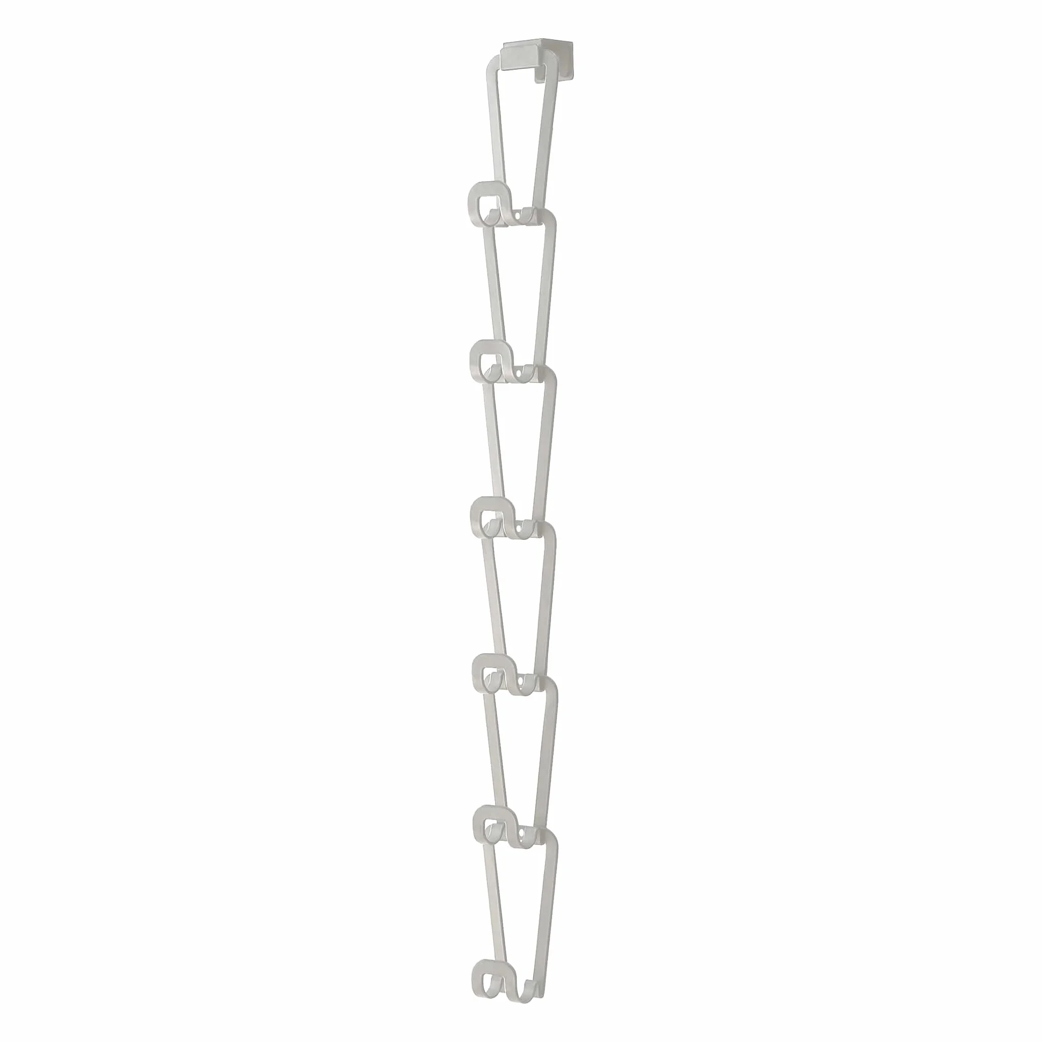 YAMAZAKI home 6510 torba z ogniwami łańcucha uchwyt - szafa do przechowywania wiszący organizer, jeden rozmiar, biały
