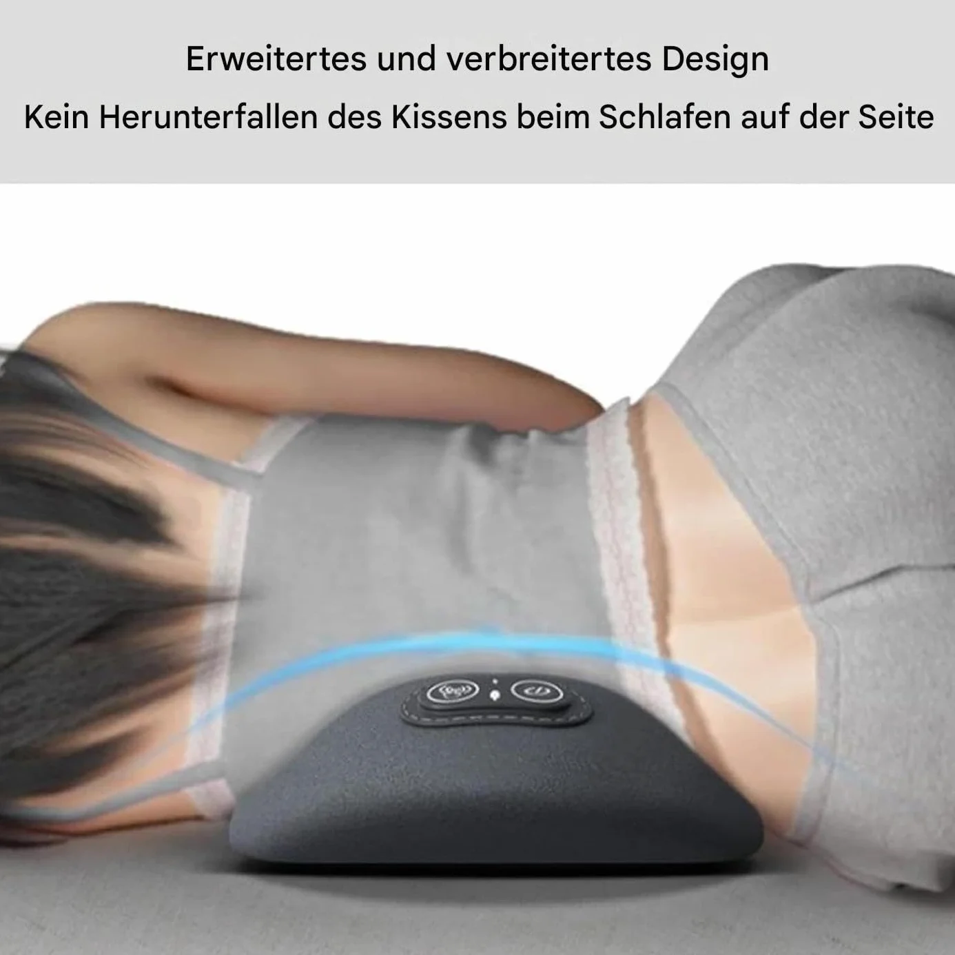 Urządzenie do masażu pleców RüCken | Urządzenie do masażu Rucken z trakcją i ciepłem | Ergonomiczna podpórka z falbankami - przydatne prezenty dla kobiet, ojca