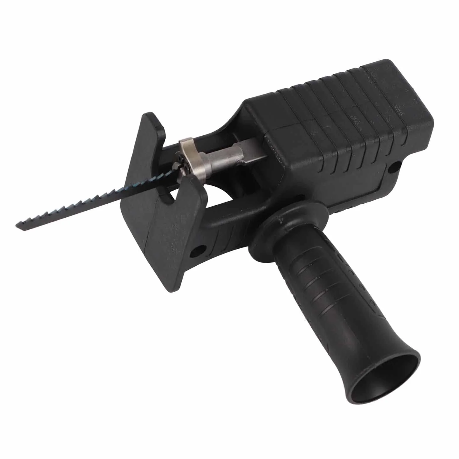 Adapter do wiertarki elektrycznej do piły szablastej, przenośna piła ręczna z 3 piłami do cięcia krzywej drewna (czarna)