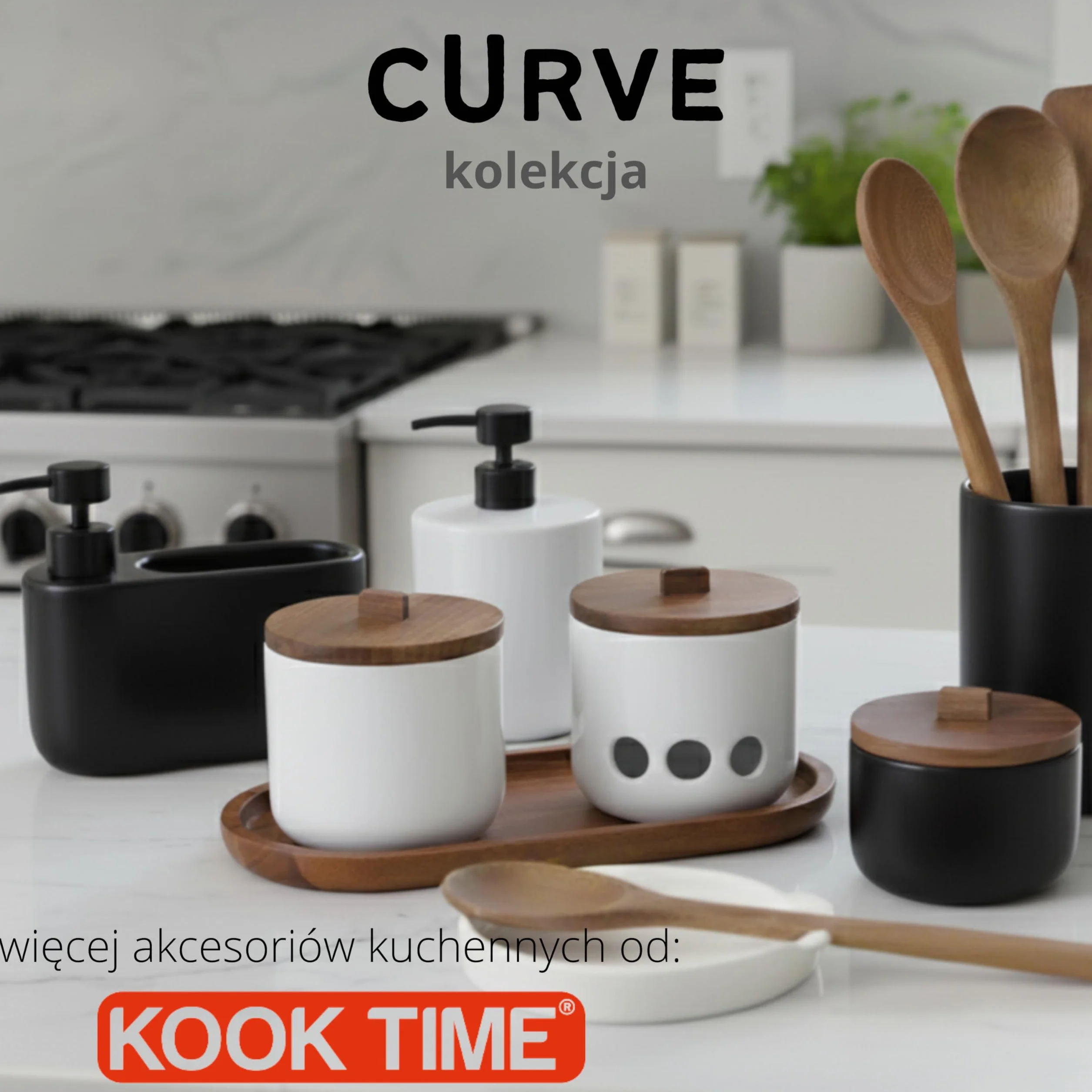 CURVE łyżki do serwowania | Wielofunkcyjna ceramiczna taca kuchenna | Idealna jako stojak na łyżki, talerz na przekąski, chleb lub sosy | 15,5 x 14 x 2,5 cm | matowa czerń