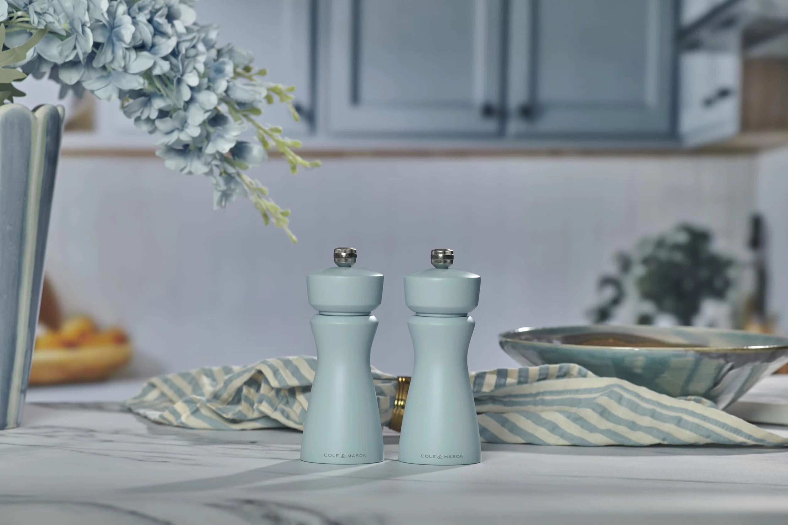 Cole & Mason Kenton młynek do soli i pieprzu, regulowany ceramiczny, 15 cm