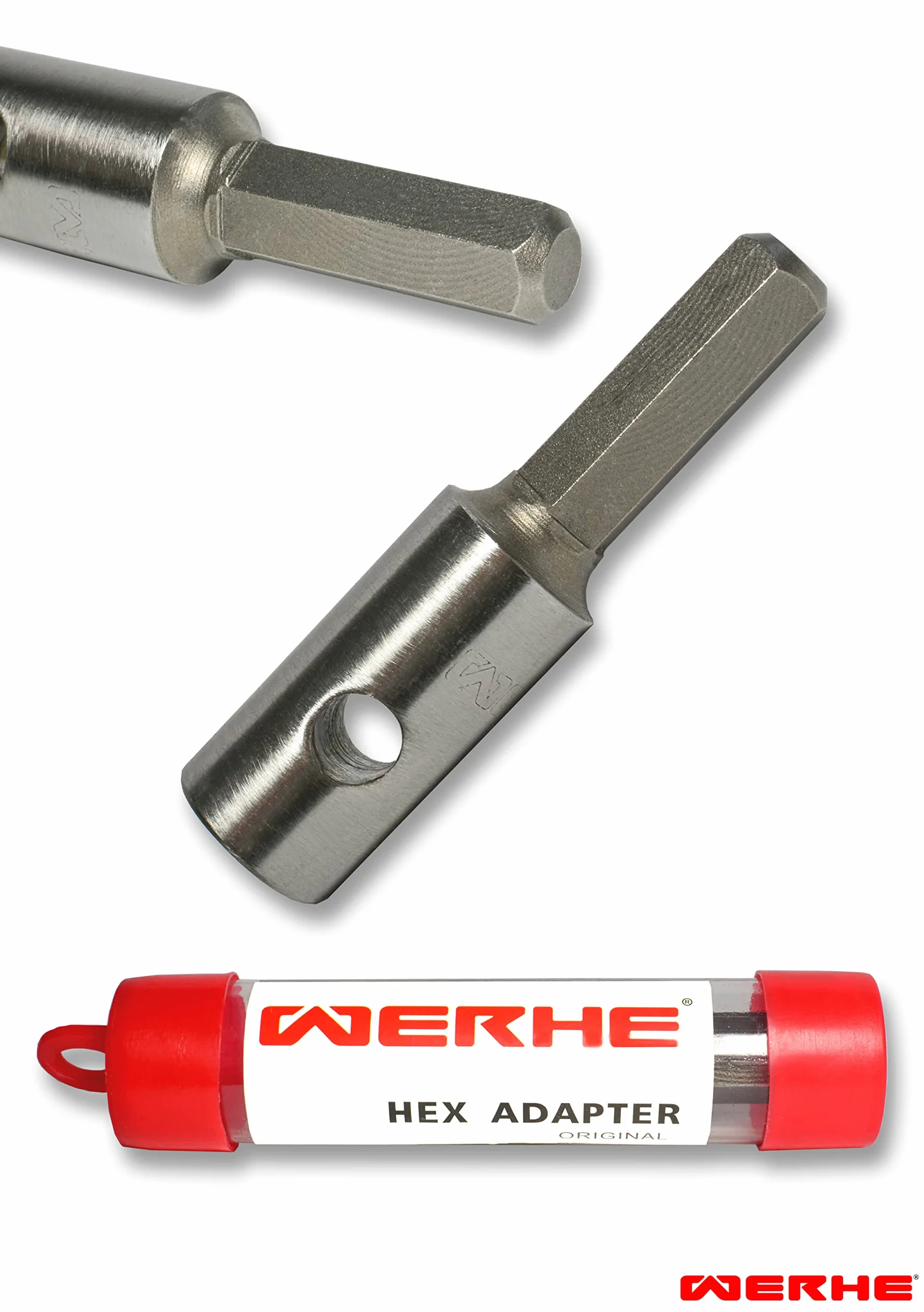 WERHE Profesjonalne wiertło do ślimaków 40 mm bateria precyzyjna spirala Eco kolorowa farba z adapterem sześciokątnym