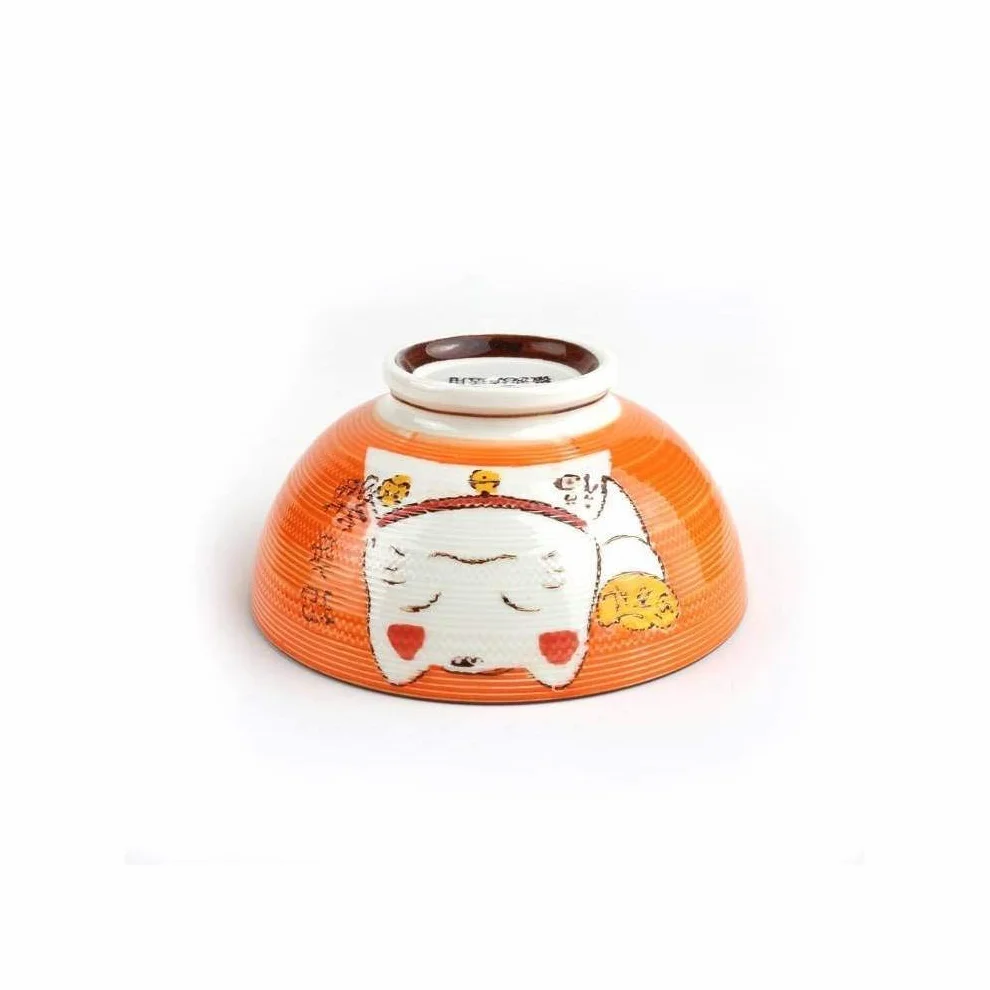 Porcelana Miska Kot japoński Lachineuse