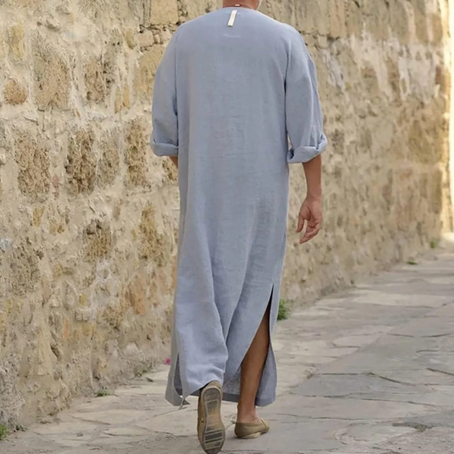 Szlafrok Spa Szlafroki Męskie Oddychająca Cienka Piżama W Stylu Arabskim Piżamy Domowe Bathrobe