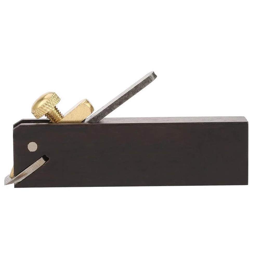 Drewniana Strugarka R?czna do Drewna, Hebanowa, Mini, 75 x 20 x 13 mm, Narz?dzie Stolarskie