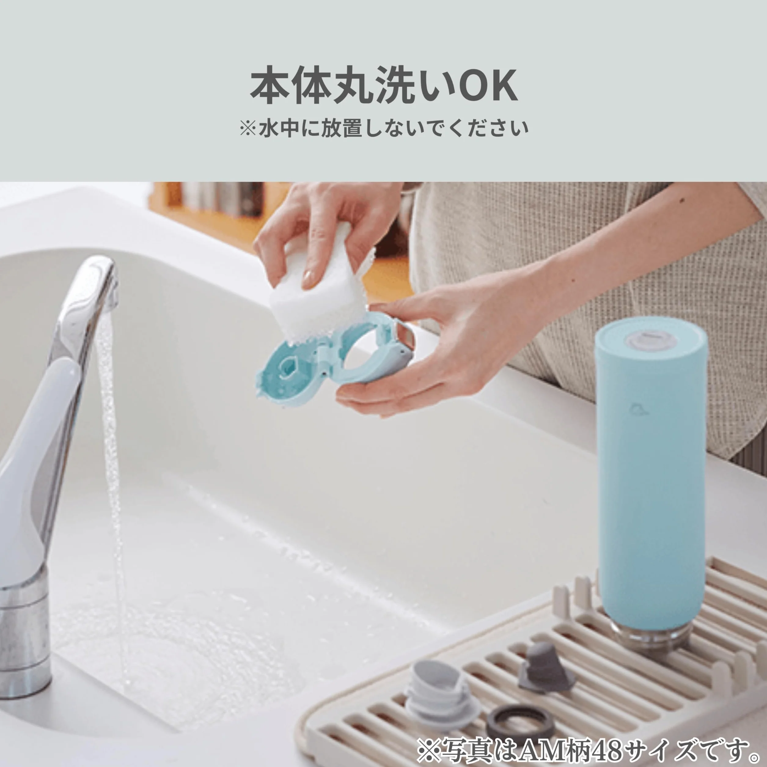 Zojirushi (ZOJIRUSHI) Butelka na wodę do bezpośredniego picia [otwieranie jednym dotknięciem] Kubek ze stali nierdzewnej 480 ml Granatowy SM-SF48-AD