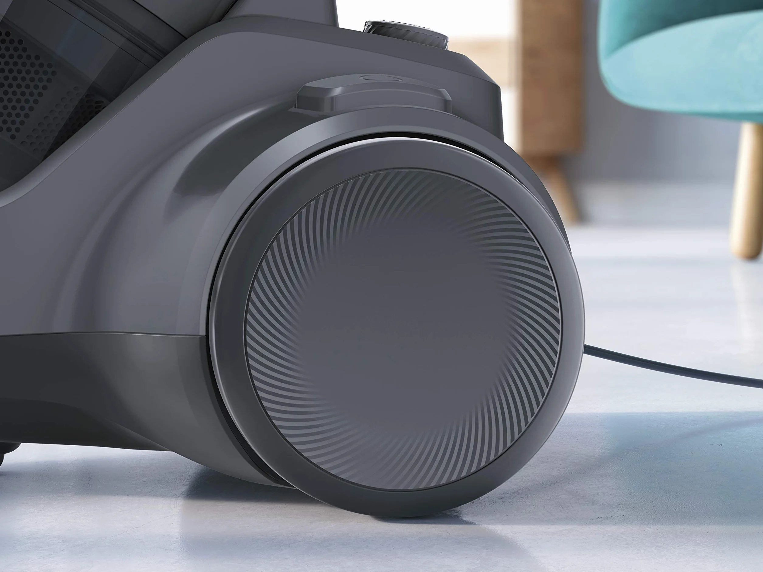Electrolux Ec41-4T Ease C4 odkurzacz bezworkowy, 750 W, 80 decybeli, stal, czarny, 1,8 l