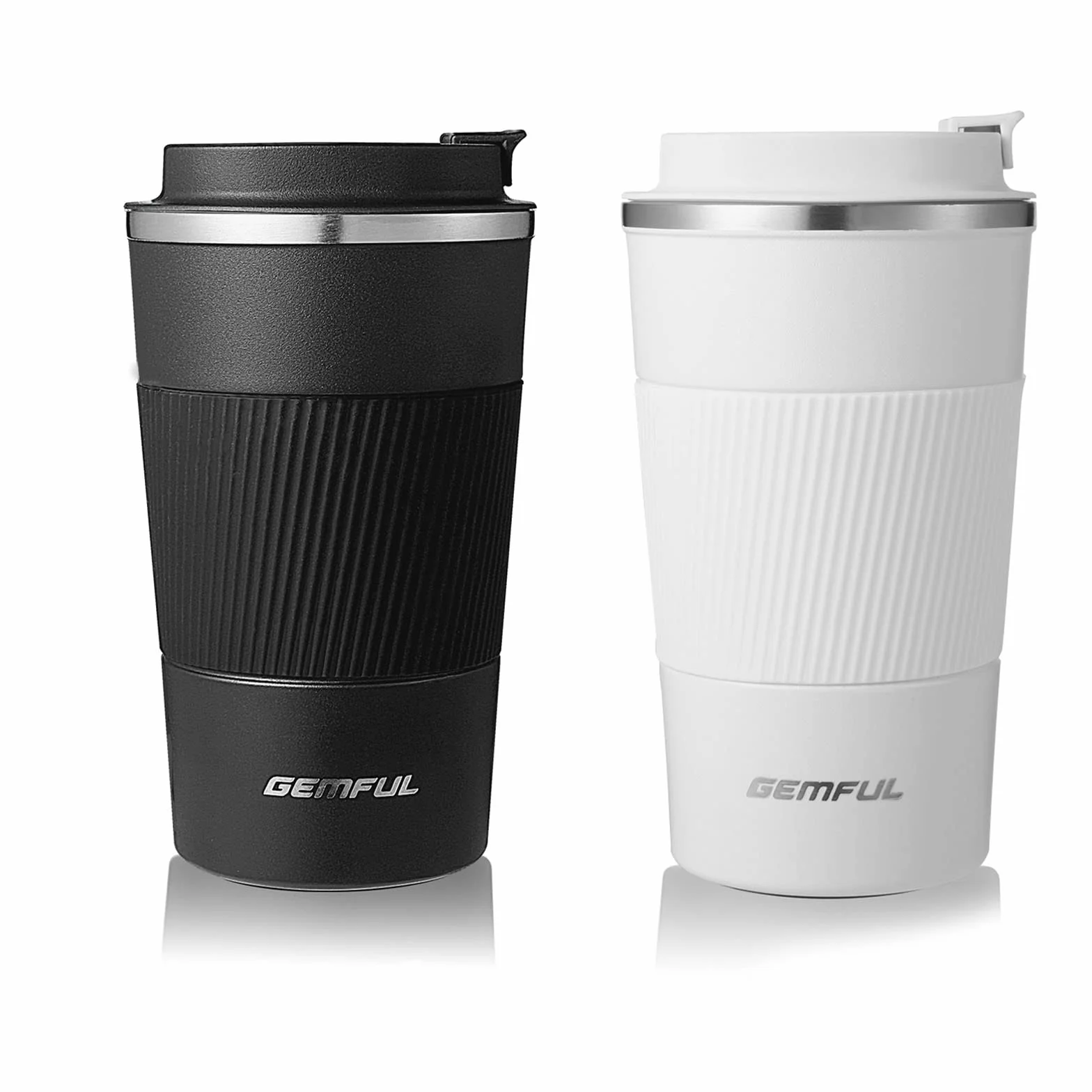 GEMFUL Coffee To Go 510ml Szczelny Kubek Termiczny ze Stali Nierdzewnej