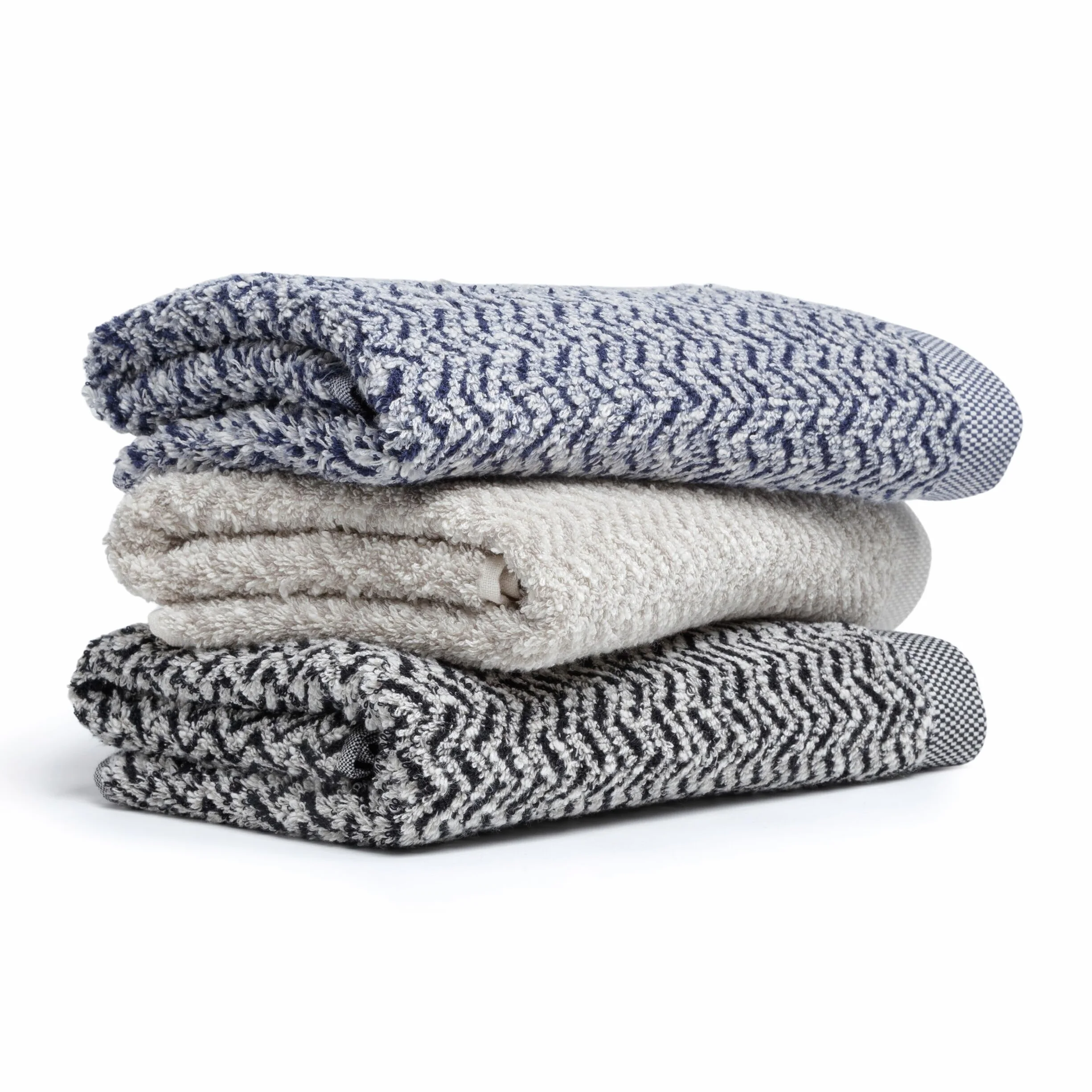 Möve Brooklyn ręcznik dla gości w jodełkę 50 x 30 cm z 85% bawełny / 10% wiskozy / 5% lnu, naturalny/kaszmir