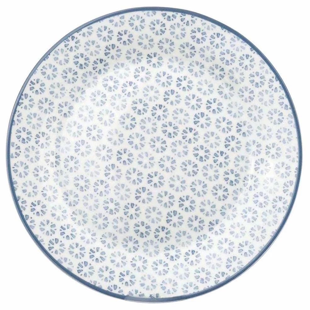Infinite by GEDA LABELS (INFKH) Talerz porcelanowy ze wzorem skandynawskim, 20 cm, nadaje się do kontaktu z żywnością, nie zawiera BPA, nadaje się do mycia w zmywarce i używania w kuchence