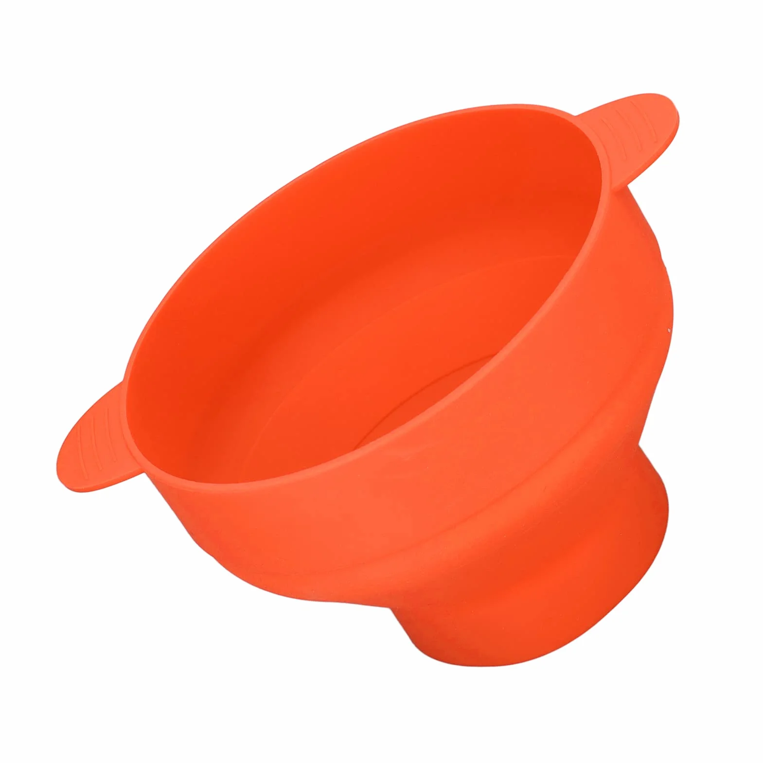 Popper do popcornu w kuchence mikrofalowej Duża silikonowa miska na popcorn bez BPA z uchwytem w pokrywie Składana maszyna do popcornu DIY do użytku w kuchni domowej (Pomarańczowy)