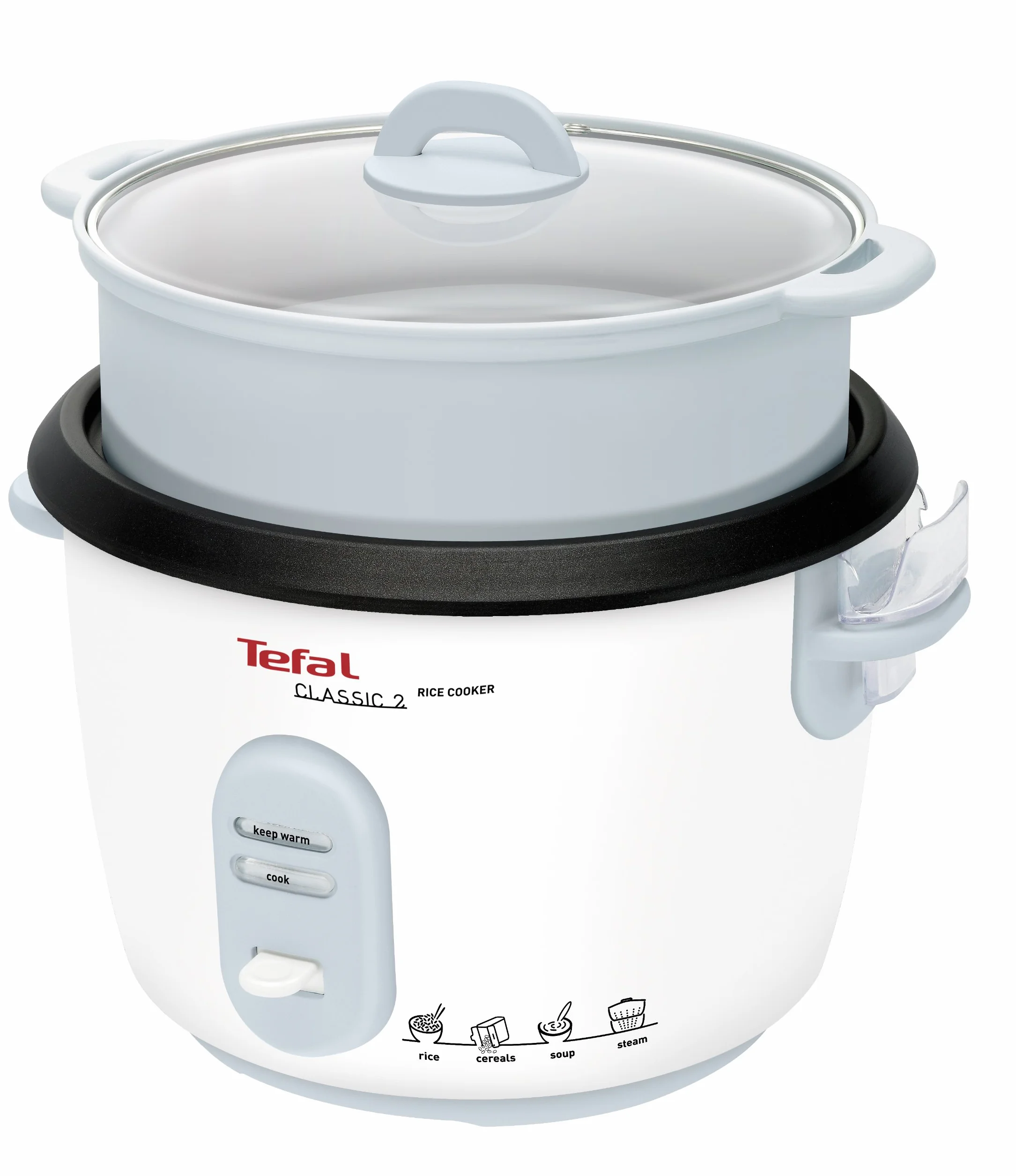 Tefal RK1011 szybkowar z wkładem do gotowania na parze, biały