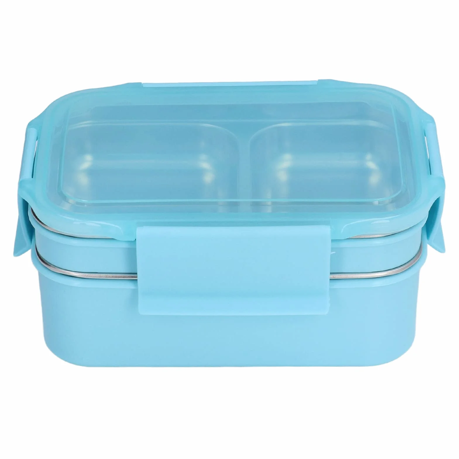 Pudełko na Lunch ze Stali Nierdzewnej 304 Szczelne Bento Dwuwarstwowe Utrzymujące Ciepło