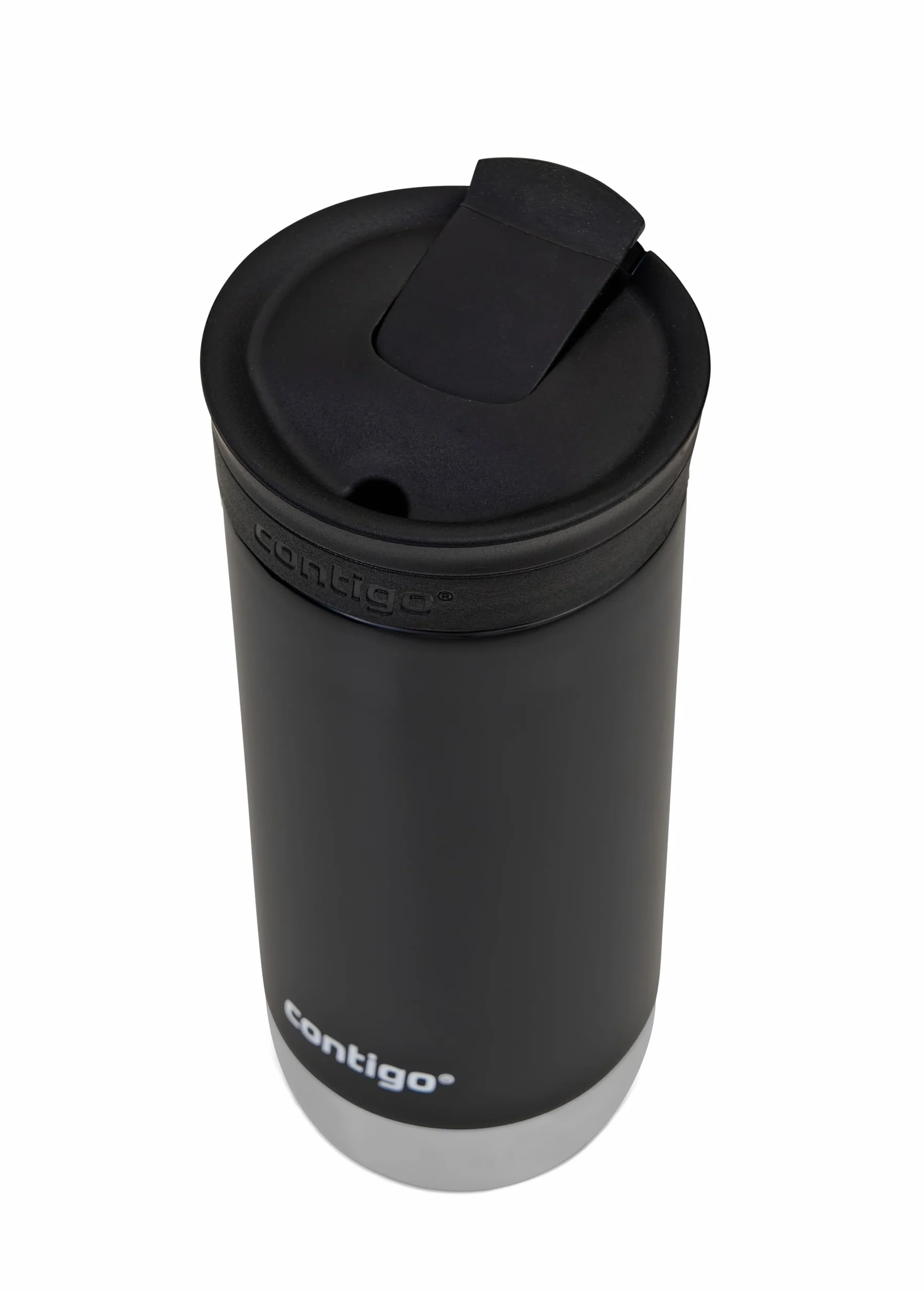 Contigo Huron Snapseal kubek podróżny, kubek termiczny ze stali nierdzewnej, termos próżniowy, szczelny kubek, kubek do kawy z łatwą do czyszczenia pokrywką, 470 ml