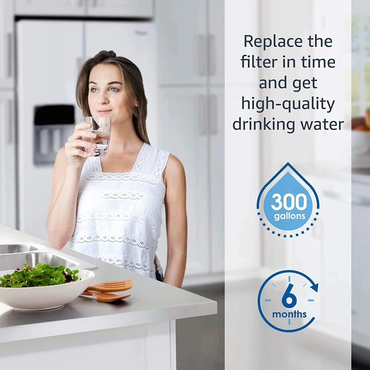 Waterdrop DA29-00003F Filtr Wody do Lodówki Kompatybilny z Samsung Aqua Pure Plus (2 szt.)