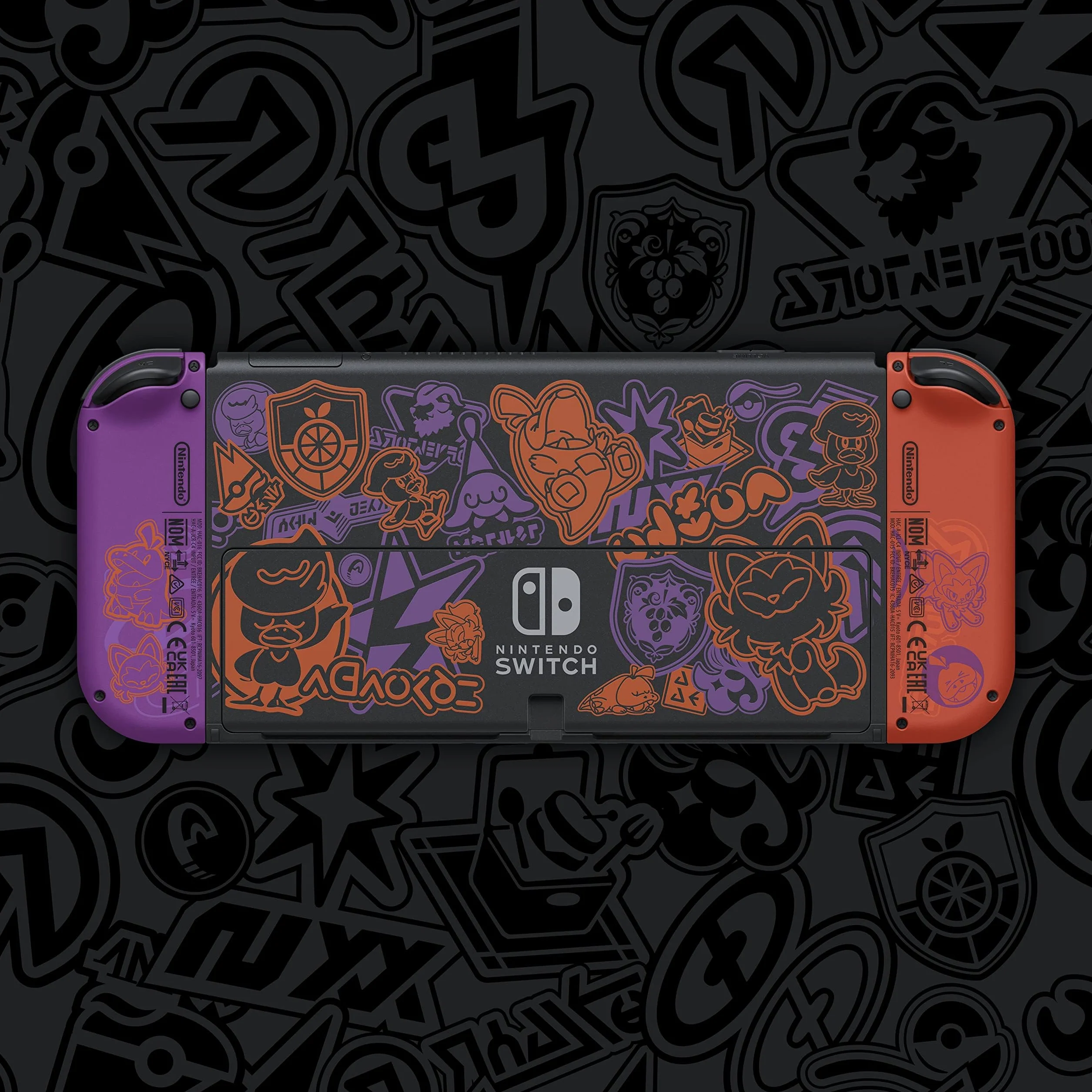 Nintendo Switch OLED Model Pokémon Scarlet & Violet Edition console de jeux portables 17,8 cm (7") 64 Go Écran tactile