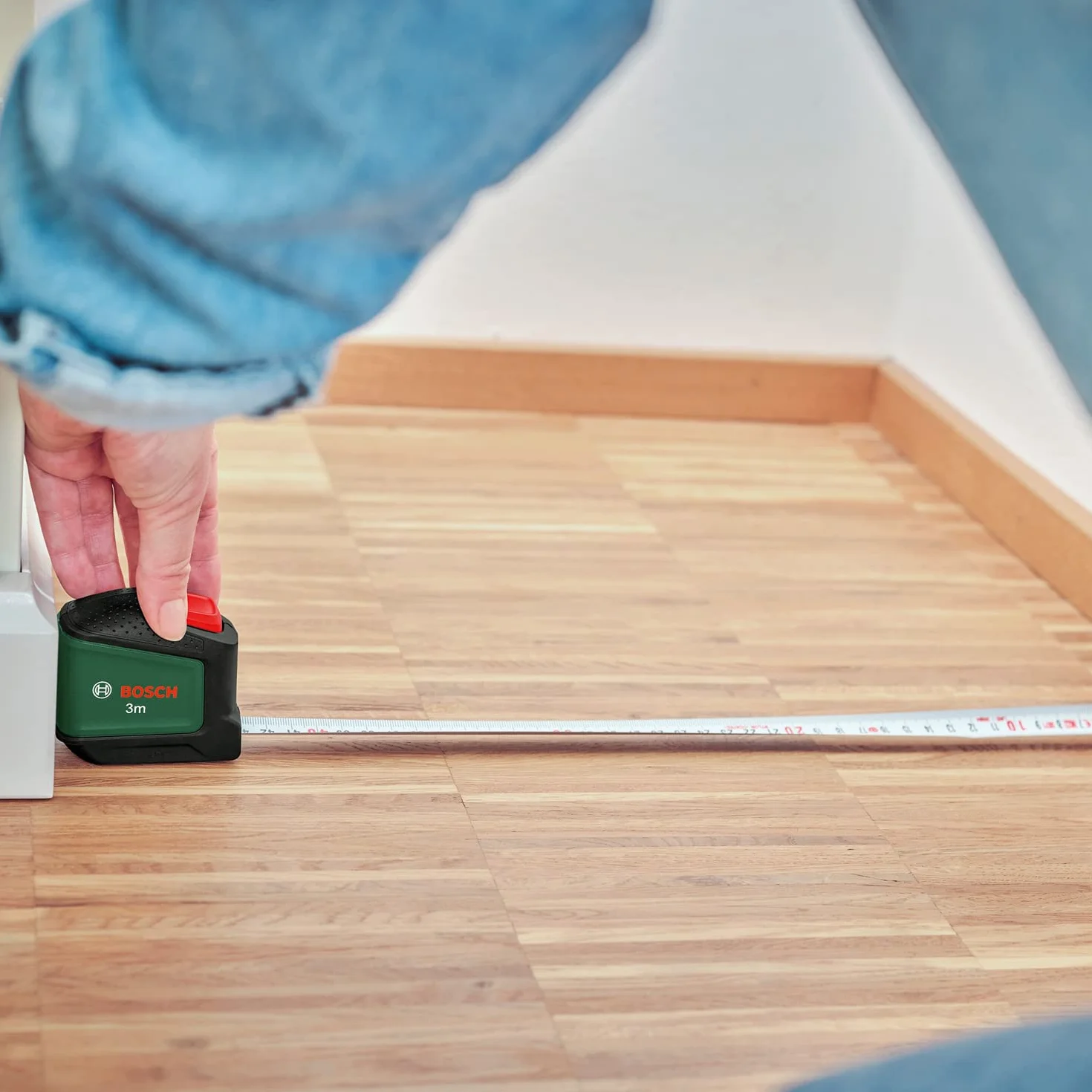 Bosch 1600A027Pj Taśma Miernicza, Zielony/Czarny, 3 m x 19 mm