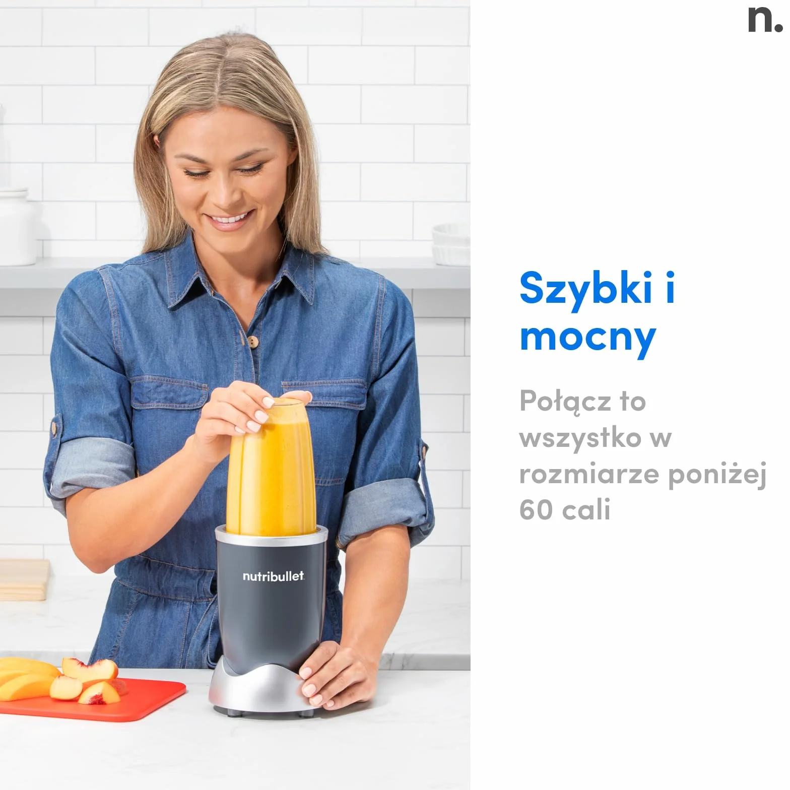 Original 600 Blender Kielichowy, Szary, 700 ml