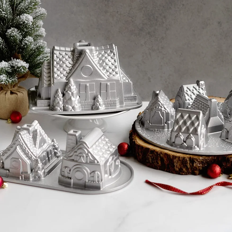 Nordic Ware Forma do Pieczenia, Aluminium, Srebrny, 13 x 25 x 19 cm