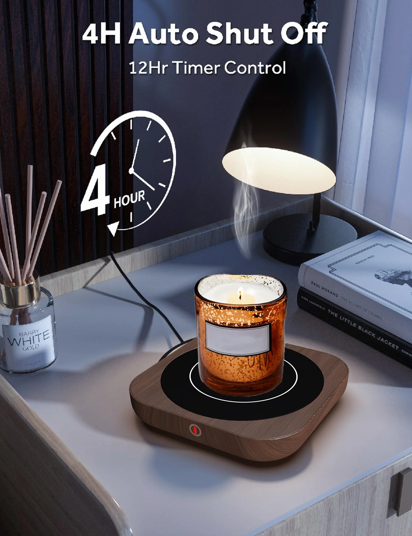 Podgrzewacz do Kawy z 3 Regulowanymi Temperaturami, Automatyczne Wyłączanie, do 180℉/80℃